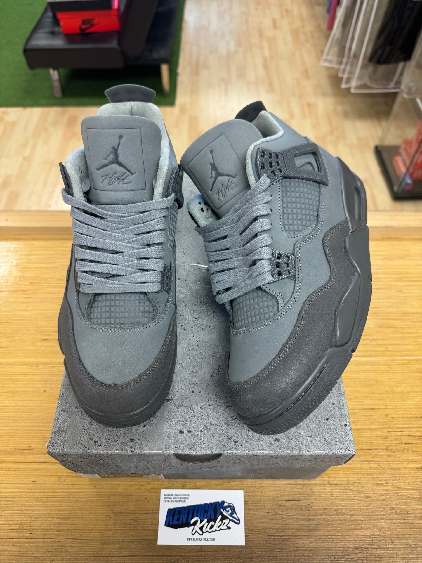 Jordan 4 Retro “Wet Cement” (Sz 10)