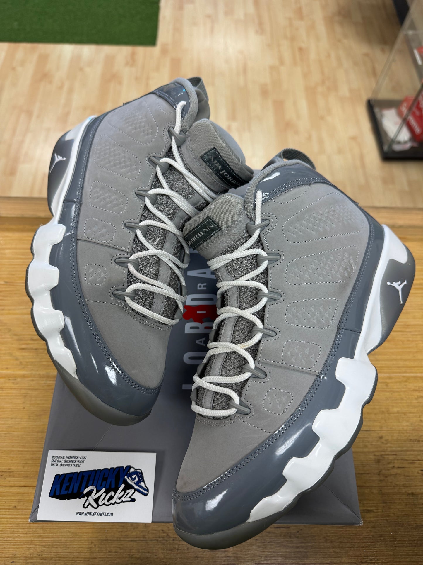 Jordan 9 Retro “Cool Grey” 2025 (Sz 10)