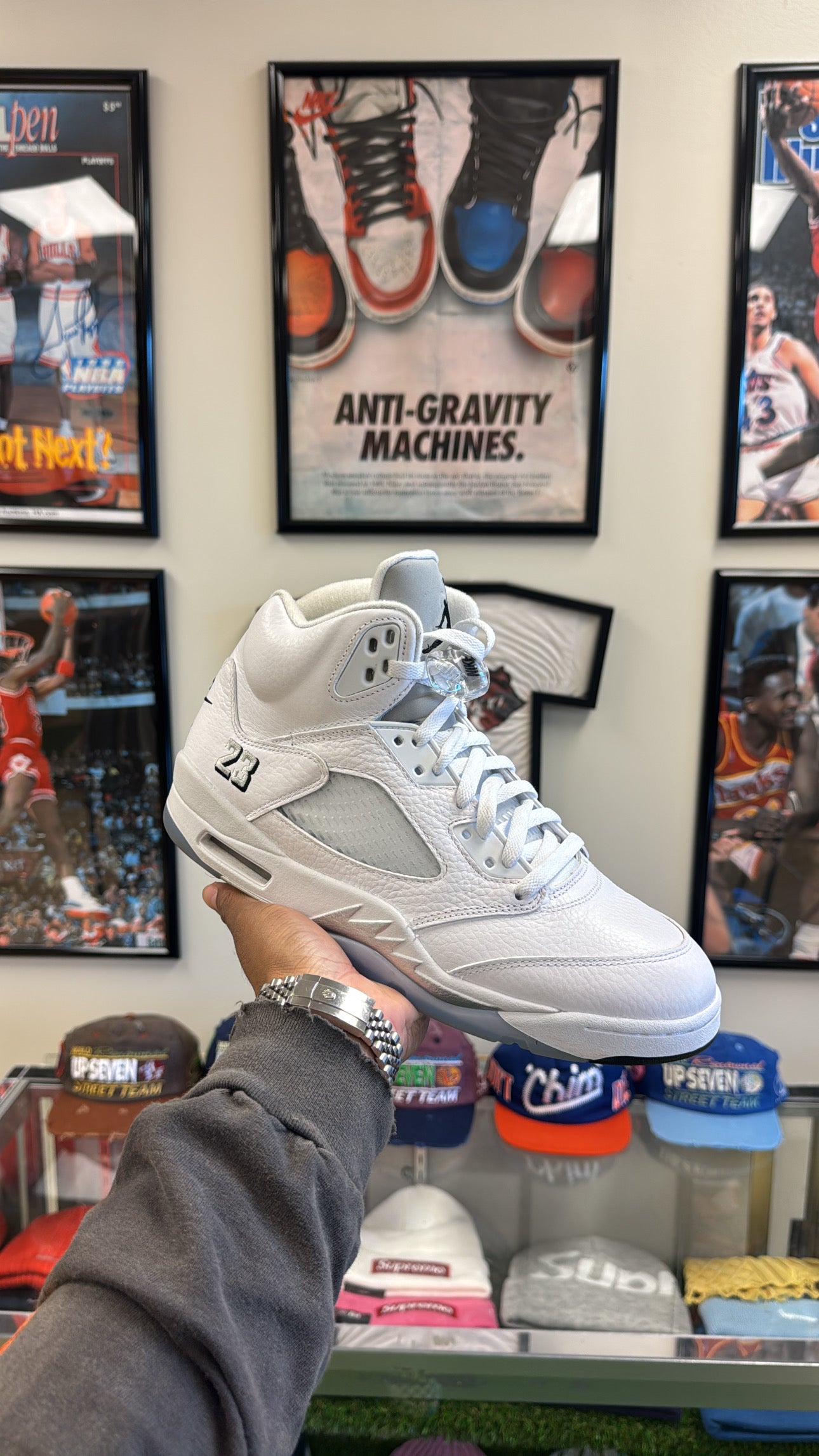 Jordan 5 Retro “White Metallic” 2026 (Sz 10.5)