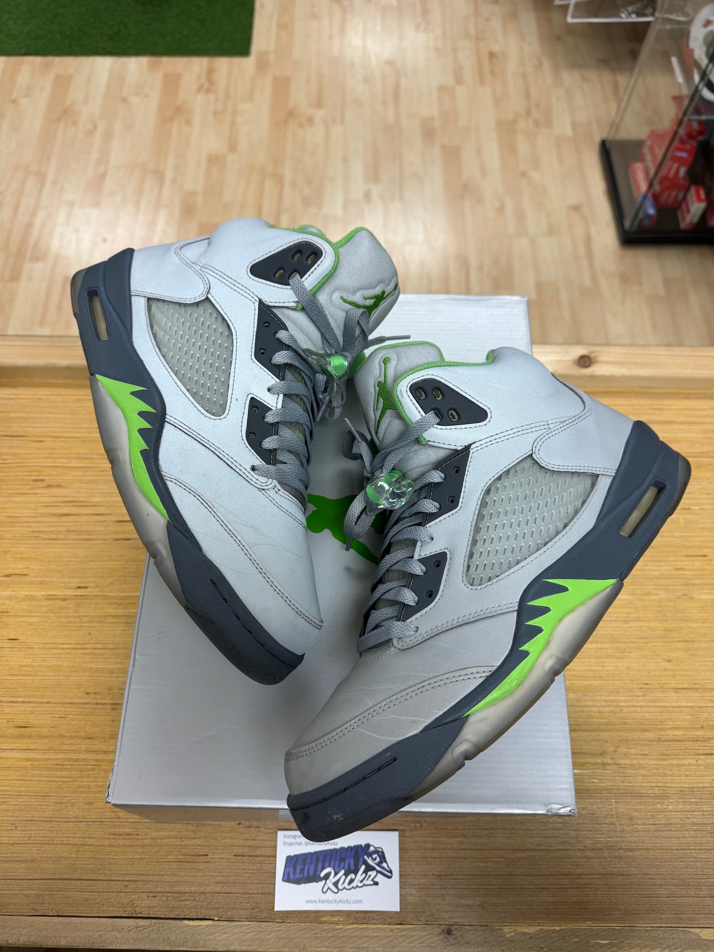 Jordan 5 “Grean Bean” (Sz 12) (USED)