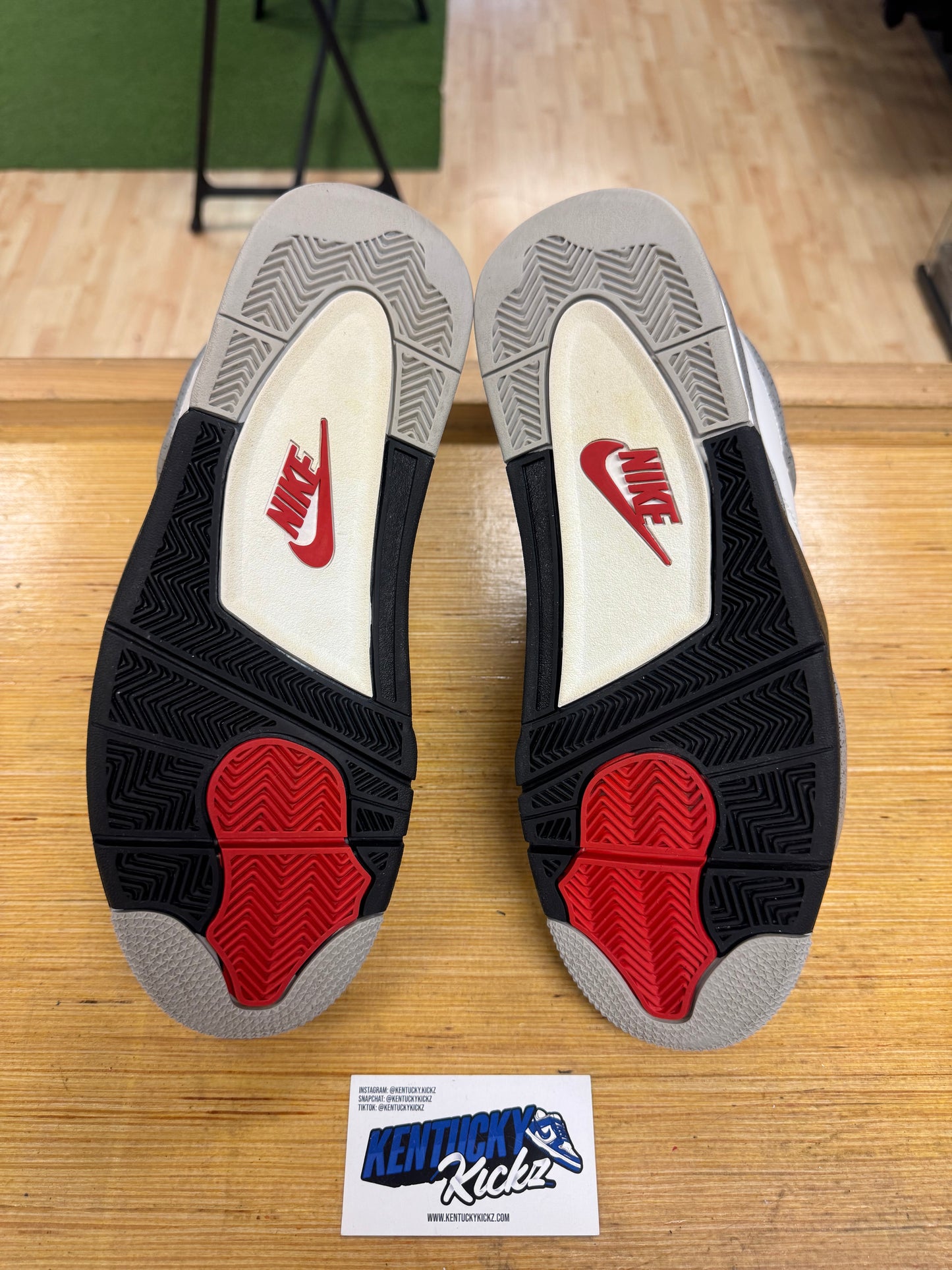 Jordan 4 Retro “White Cement” (Sz 11.5)