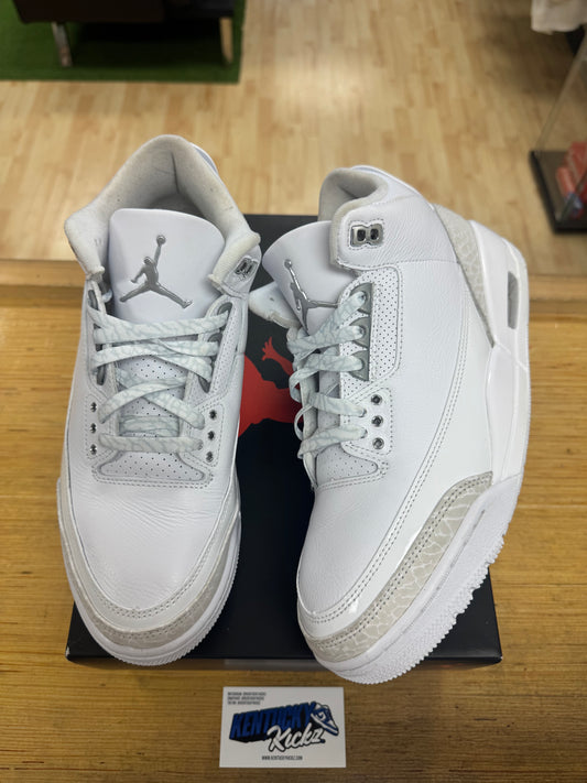 Jordan 3 Retro “Pure Money” 2025 (Sz 9.5)