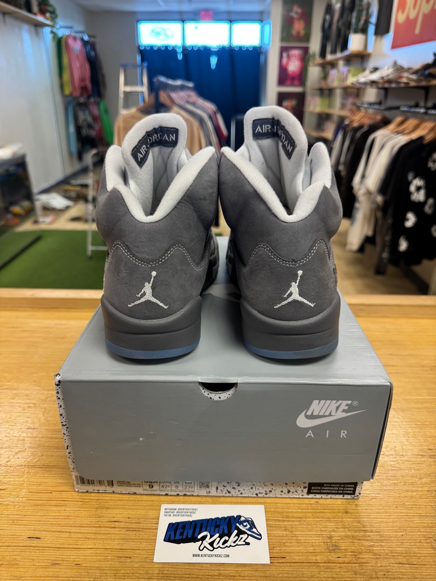 Jordan 5 Retro “Wolf Grey” 2026 (Sz 9)