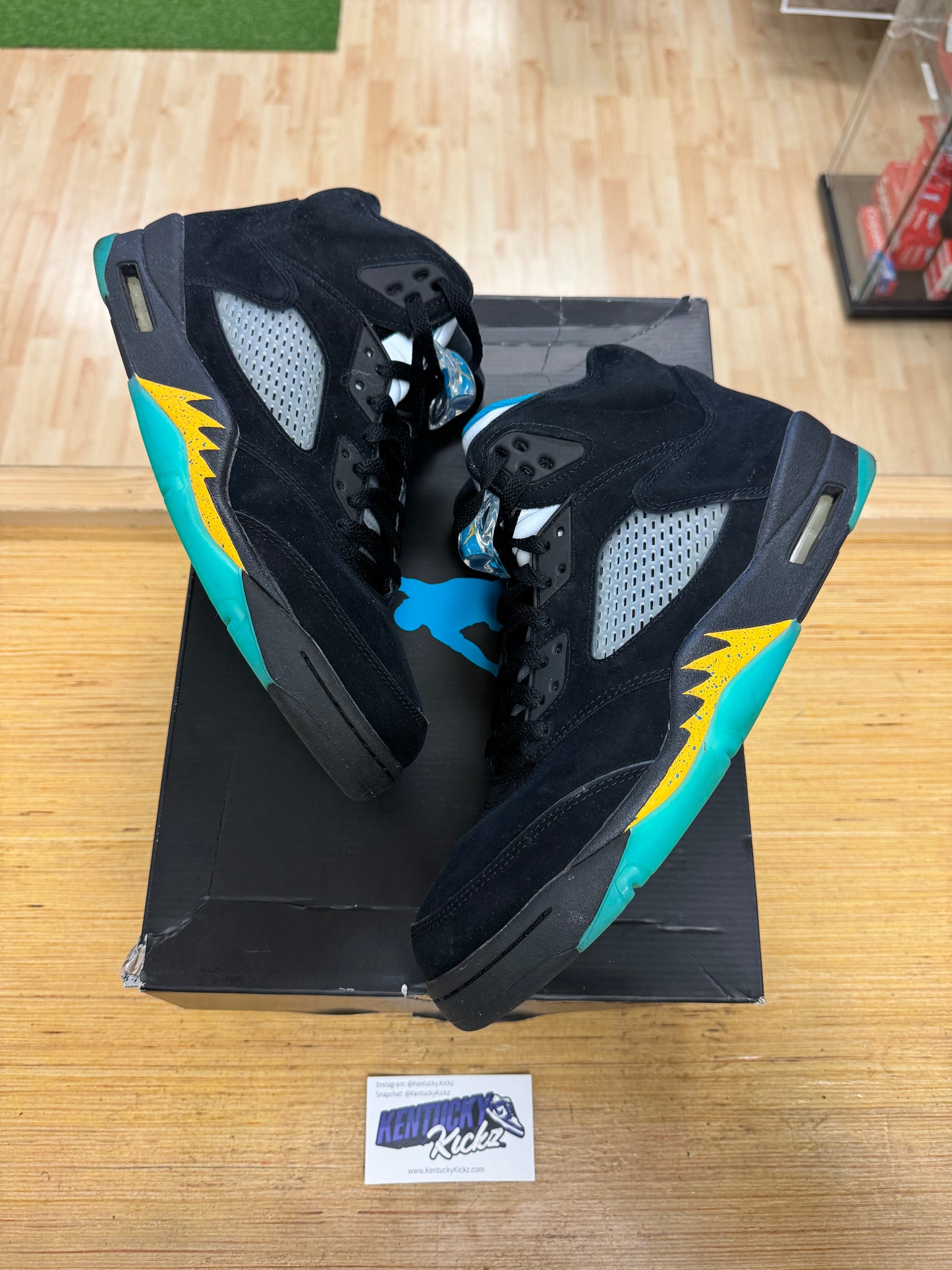 Jordan 5 Retro “Aqua” (Sz 11) (USED 1x)