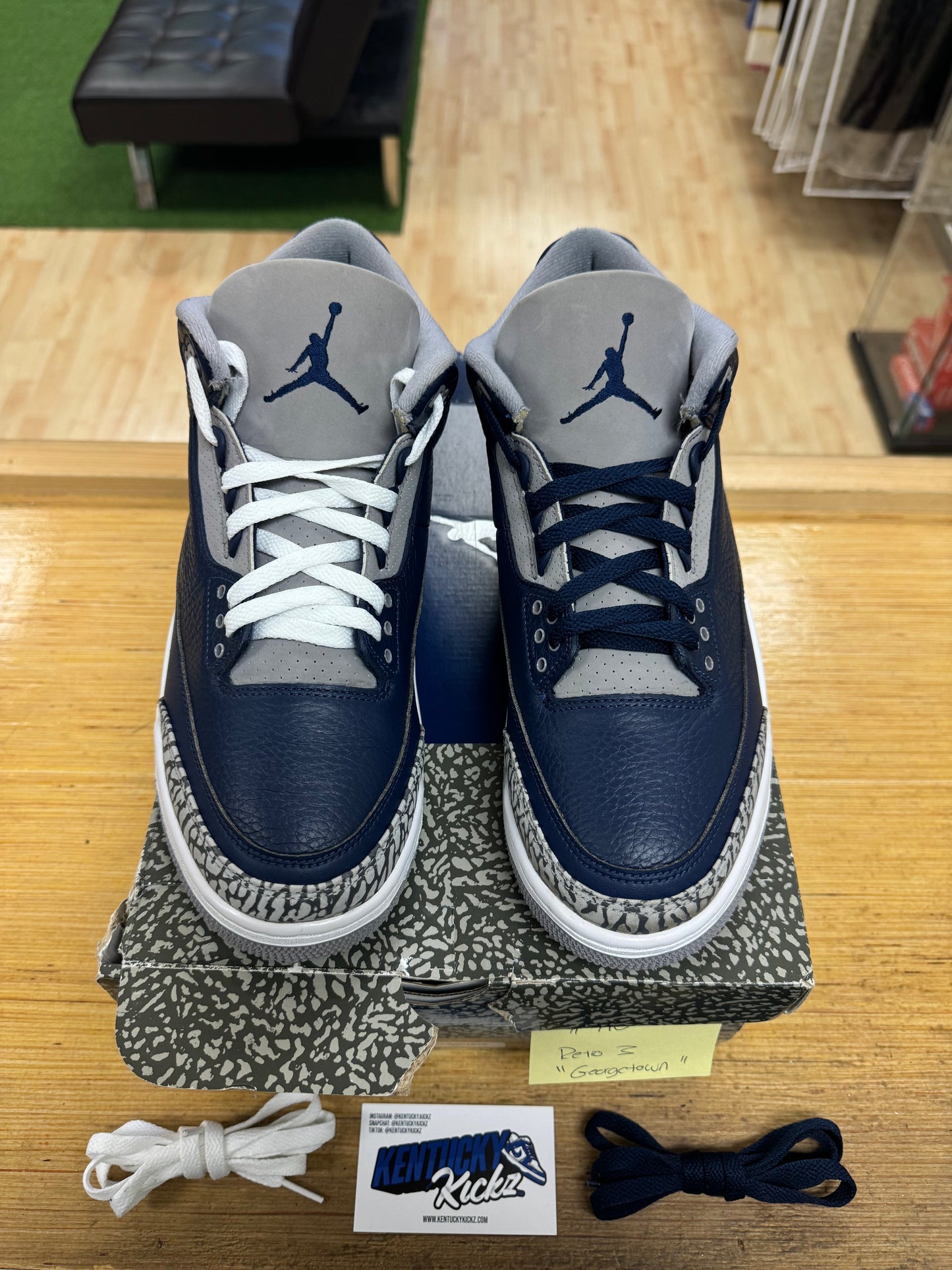 Jordan 3 Retro “Georgetown” (Sz 10.5)