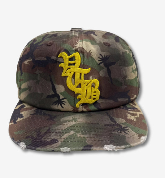 “Vertebrae” Camoflauge Snapback