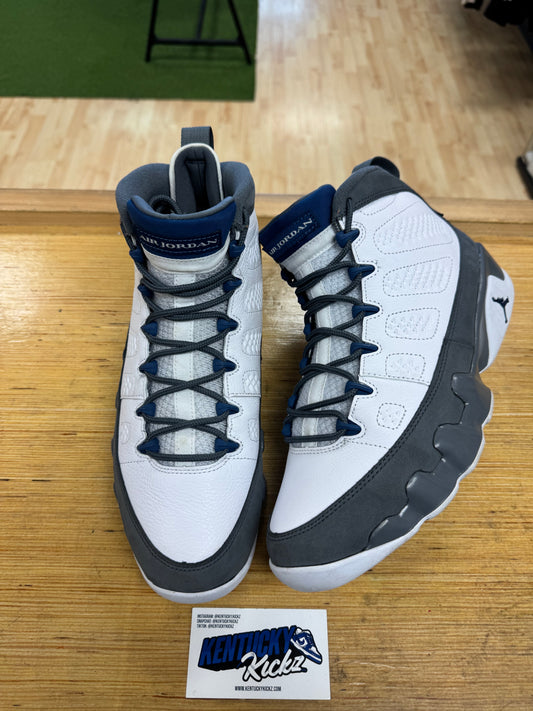 Jordan 9 Retro “Flint Grey French Blue” (Sz 11)
