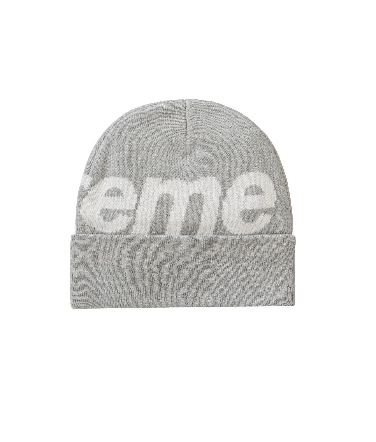 Supreme Big Logo Beanie “Ash Grey” (FW24)