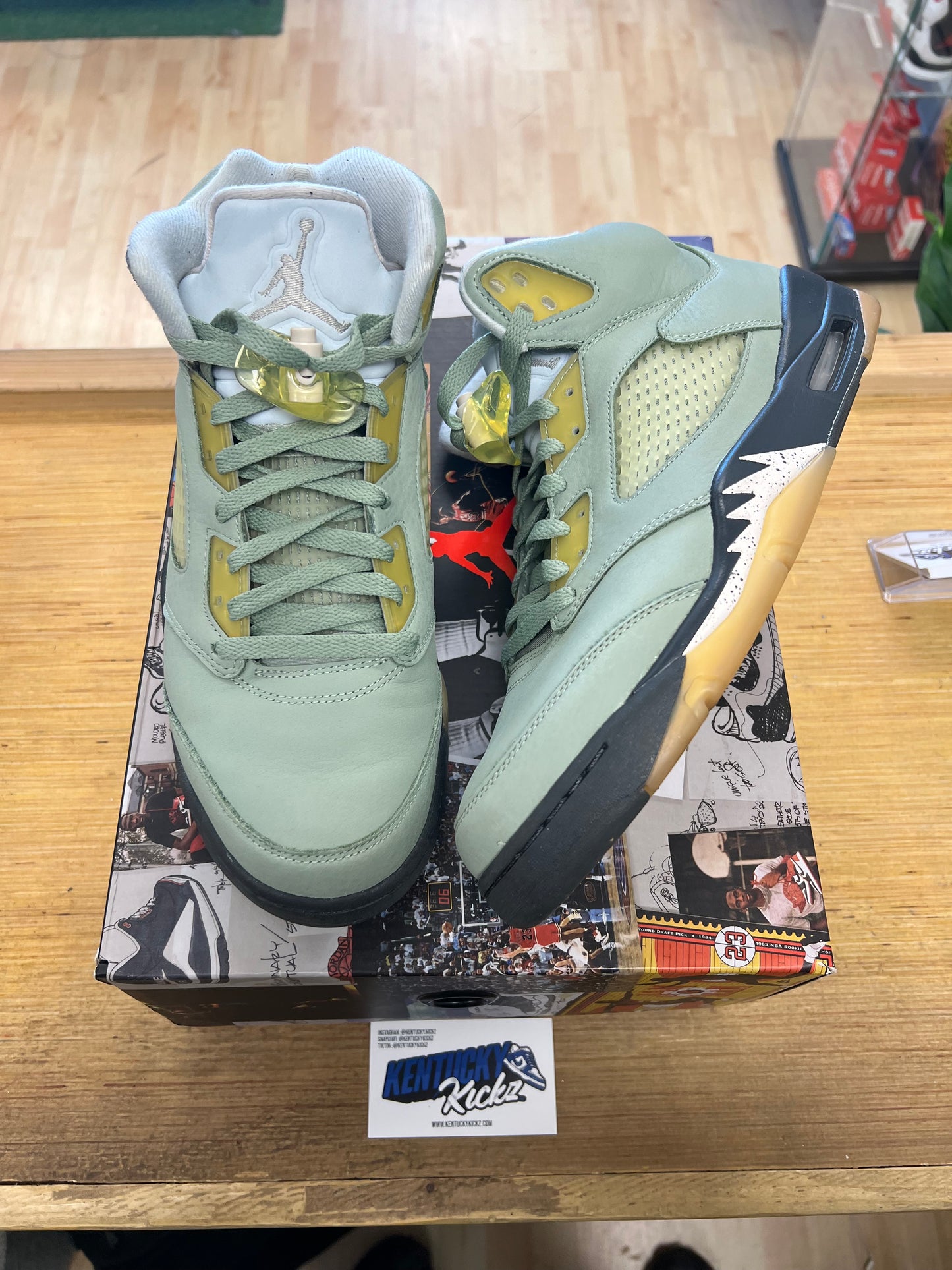 Jordan 5 Retro “Jade Horizon” (Sz 10.5)