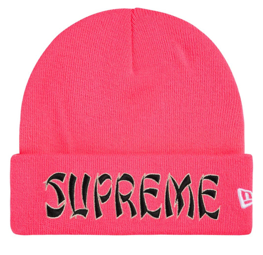 Supreme New Era® Action Beanie “Pink”
