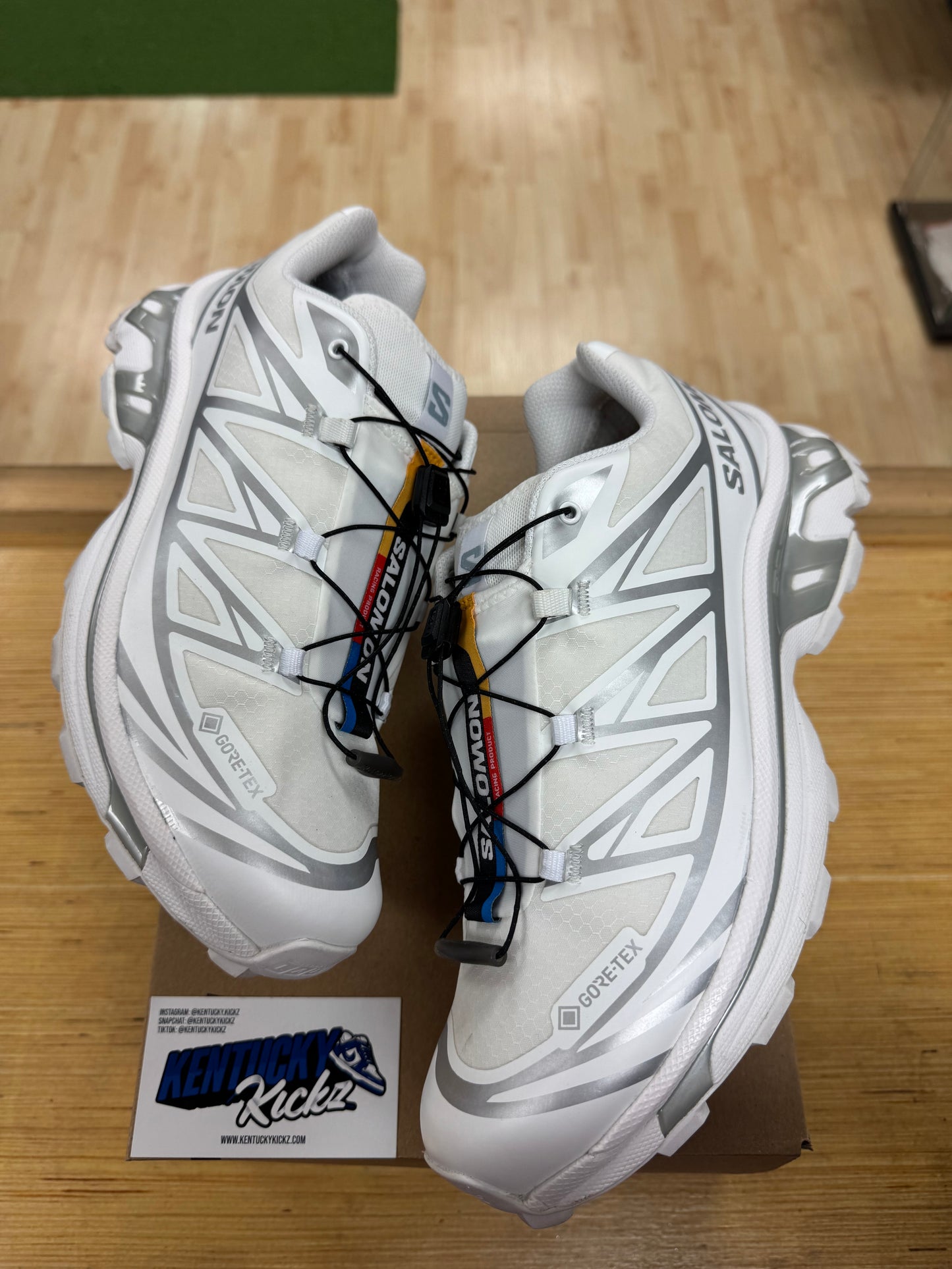 Salomon XT-6 “White/Ftw Silver” (Sz 9)