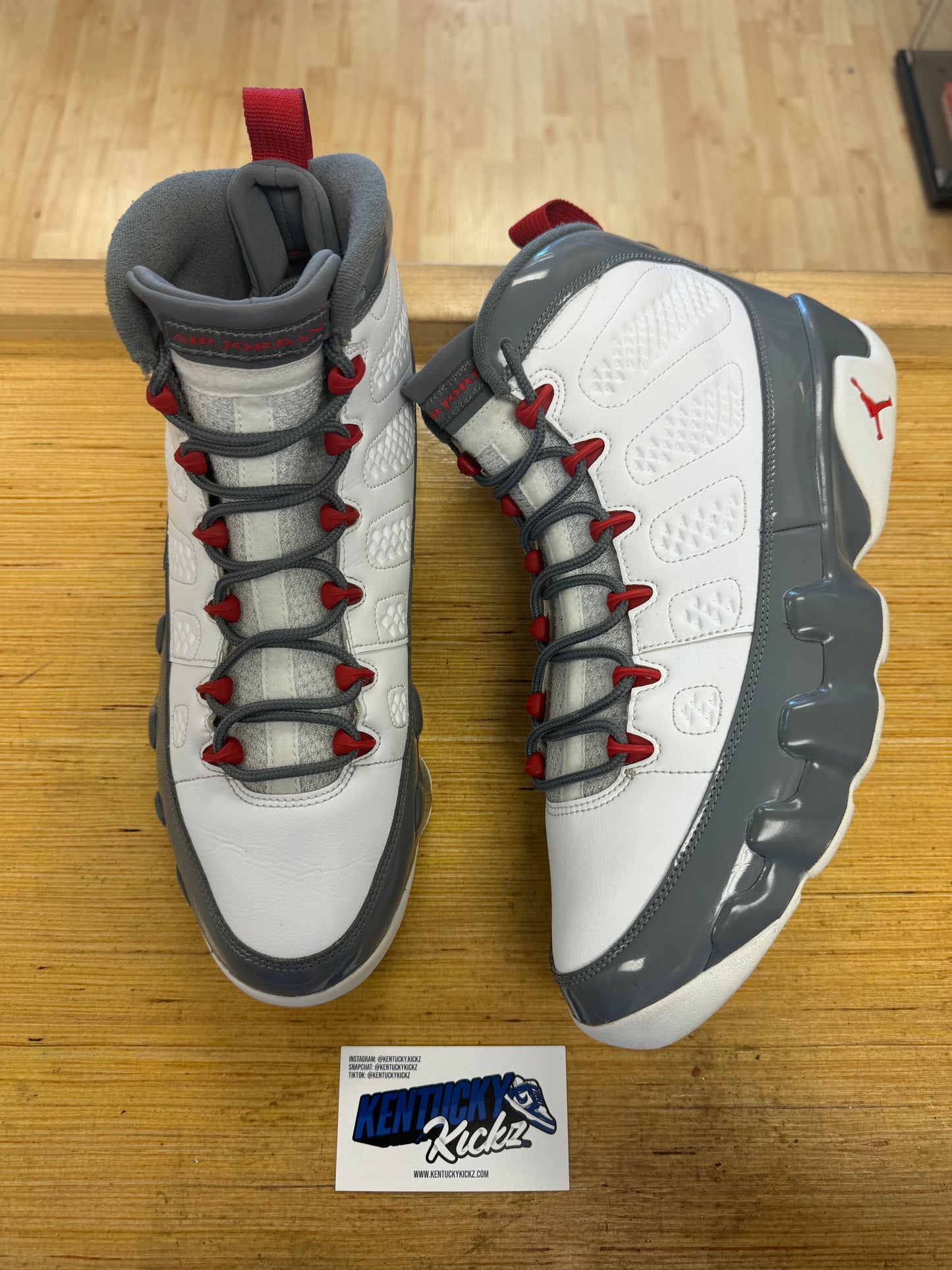 Jordan 9 Retro “Fire Red” (Sz 12)