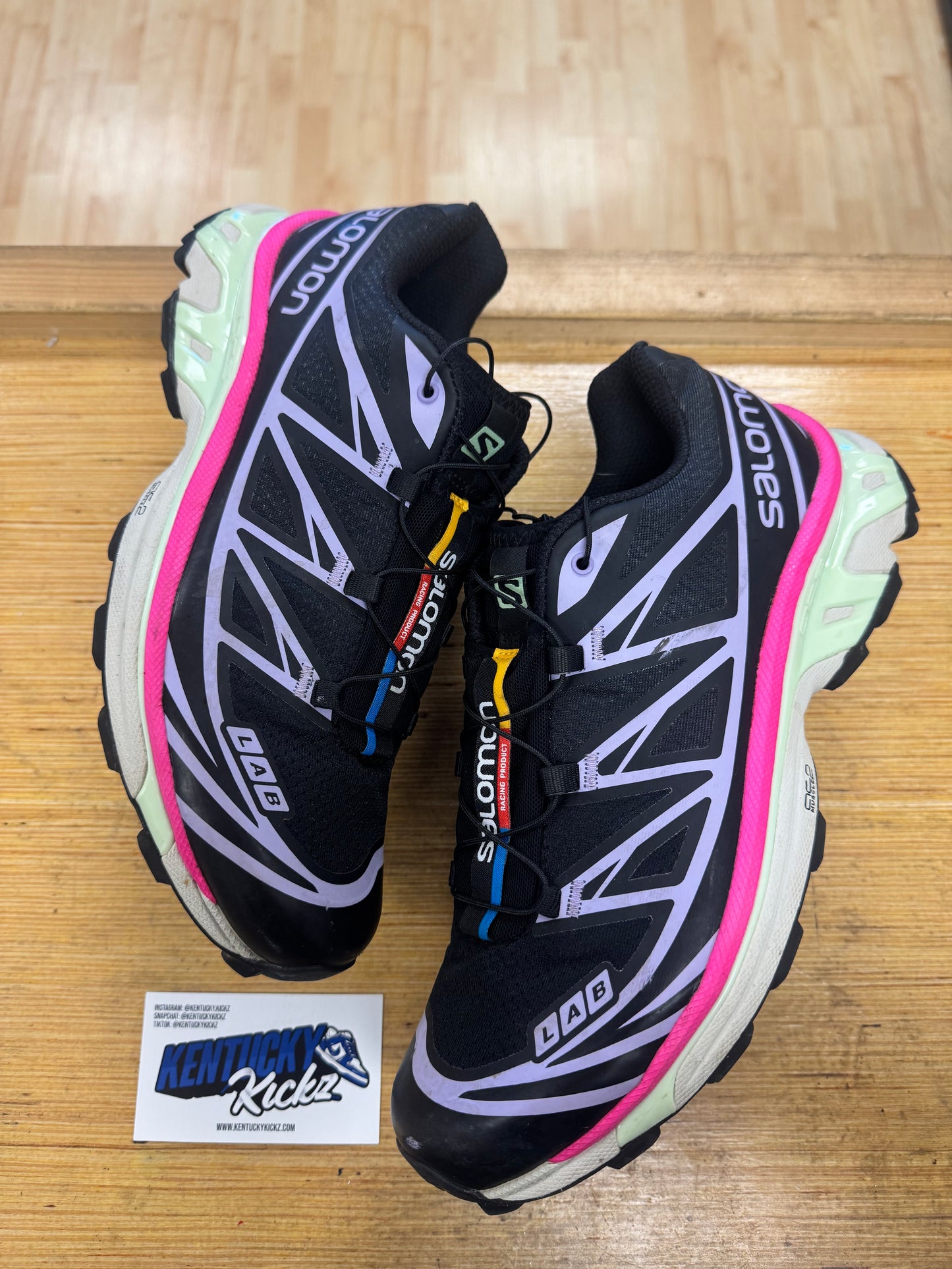 Salomon XT-6 “Black Lavender Pink” (Sz 8.5)