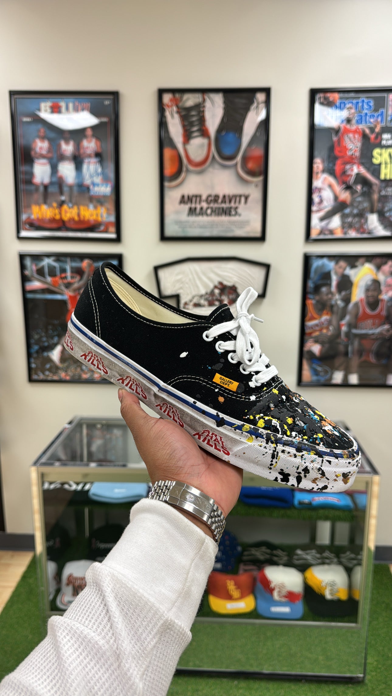 Vans Authentic Reissue 44 “Gallery Dept. Art That Kills Black” (Sz 12)