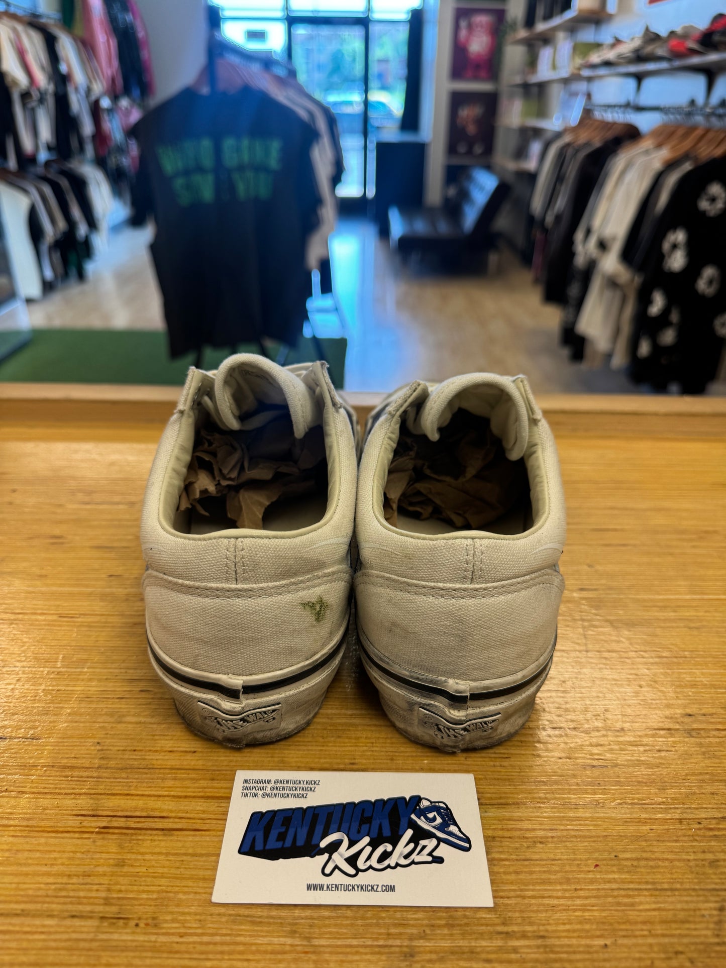 Vans LX Old Skool “Archive Flames White” (Sz 10.5)