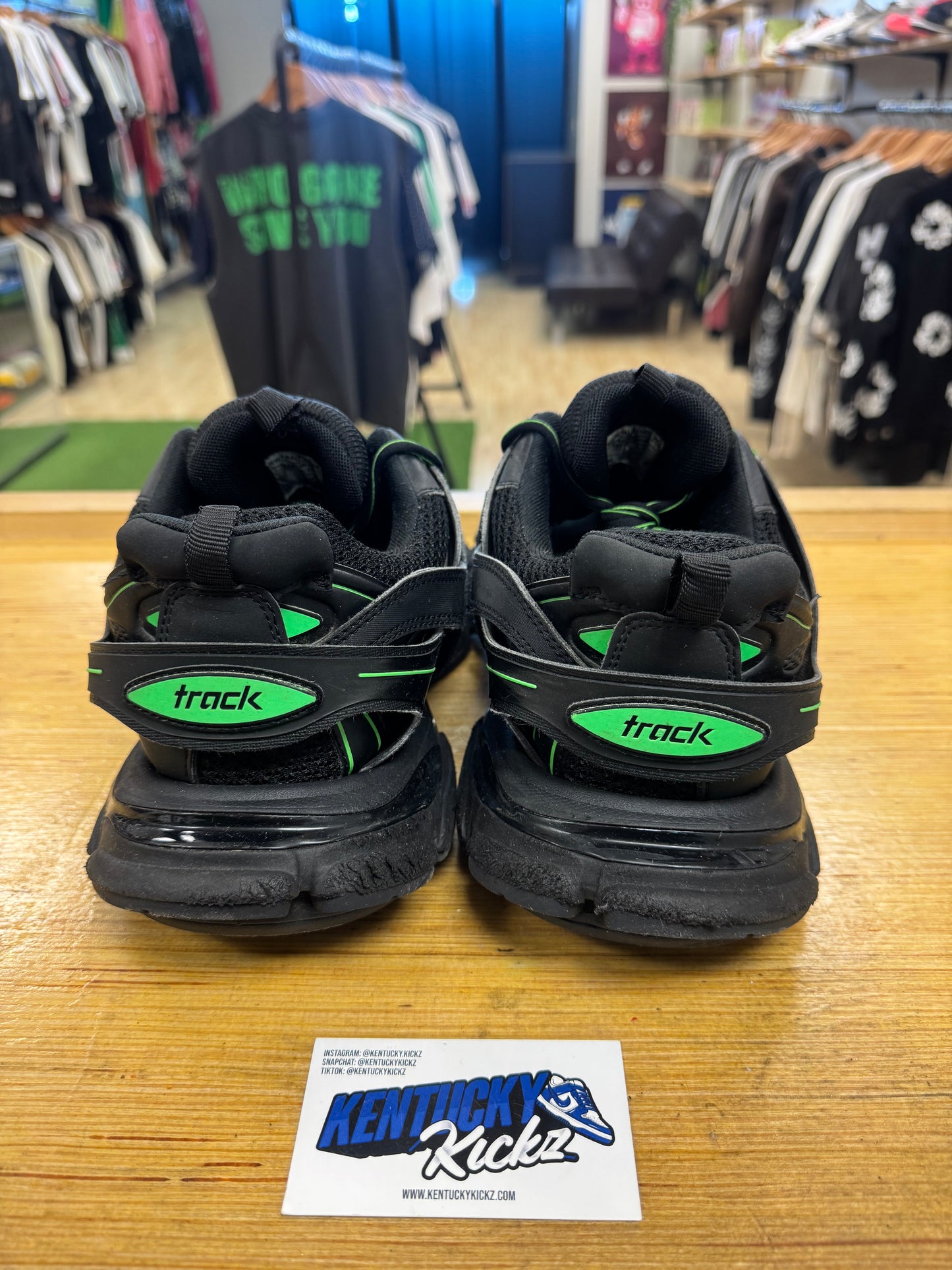 Balenci Track “Black Green” (Sz 45 EU/ 12 Men)