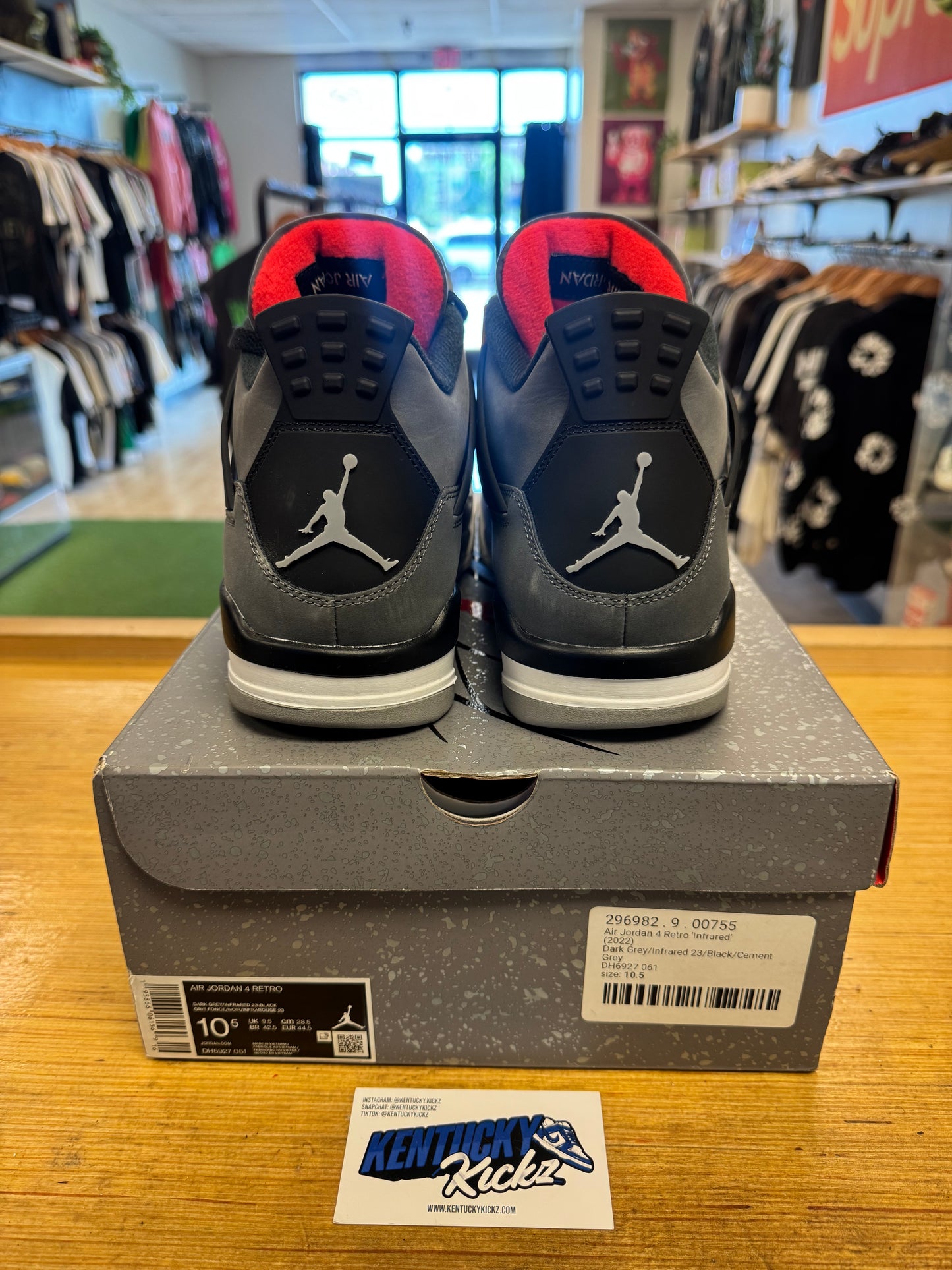 Jordan 4 Retro “Infrared” (Sz 10.5)