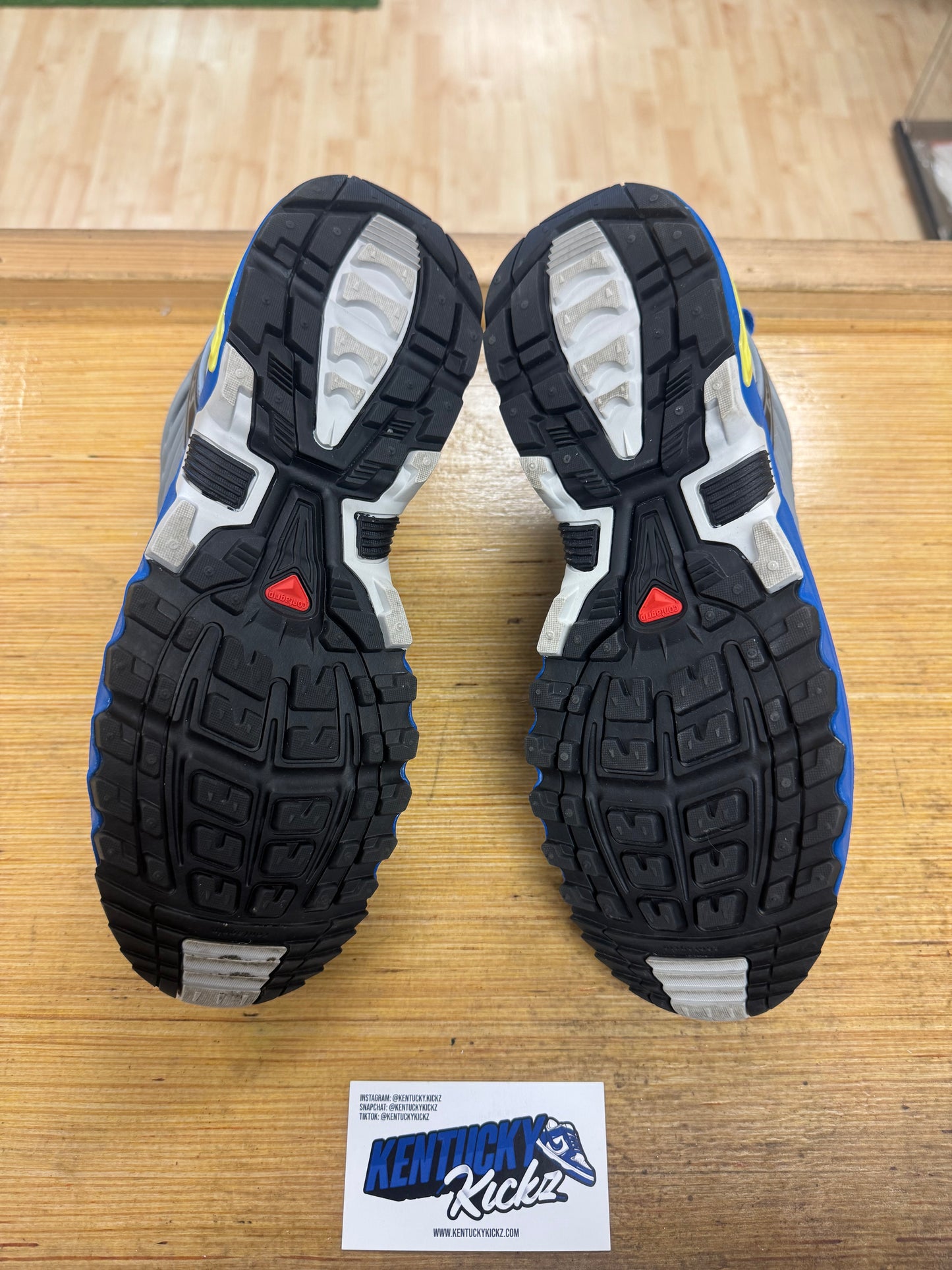 Salomon ACS Pro “Lapis Blue Buttercup Yellow” (Sz 8.5)