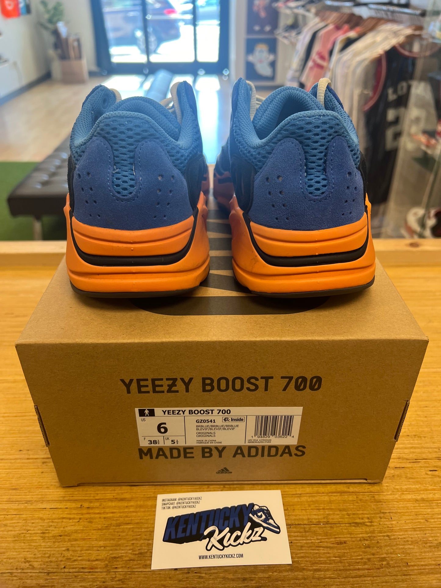 Yeezy Boost 700 “Bright Blue” (Sz 6)