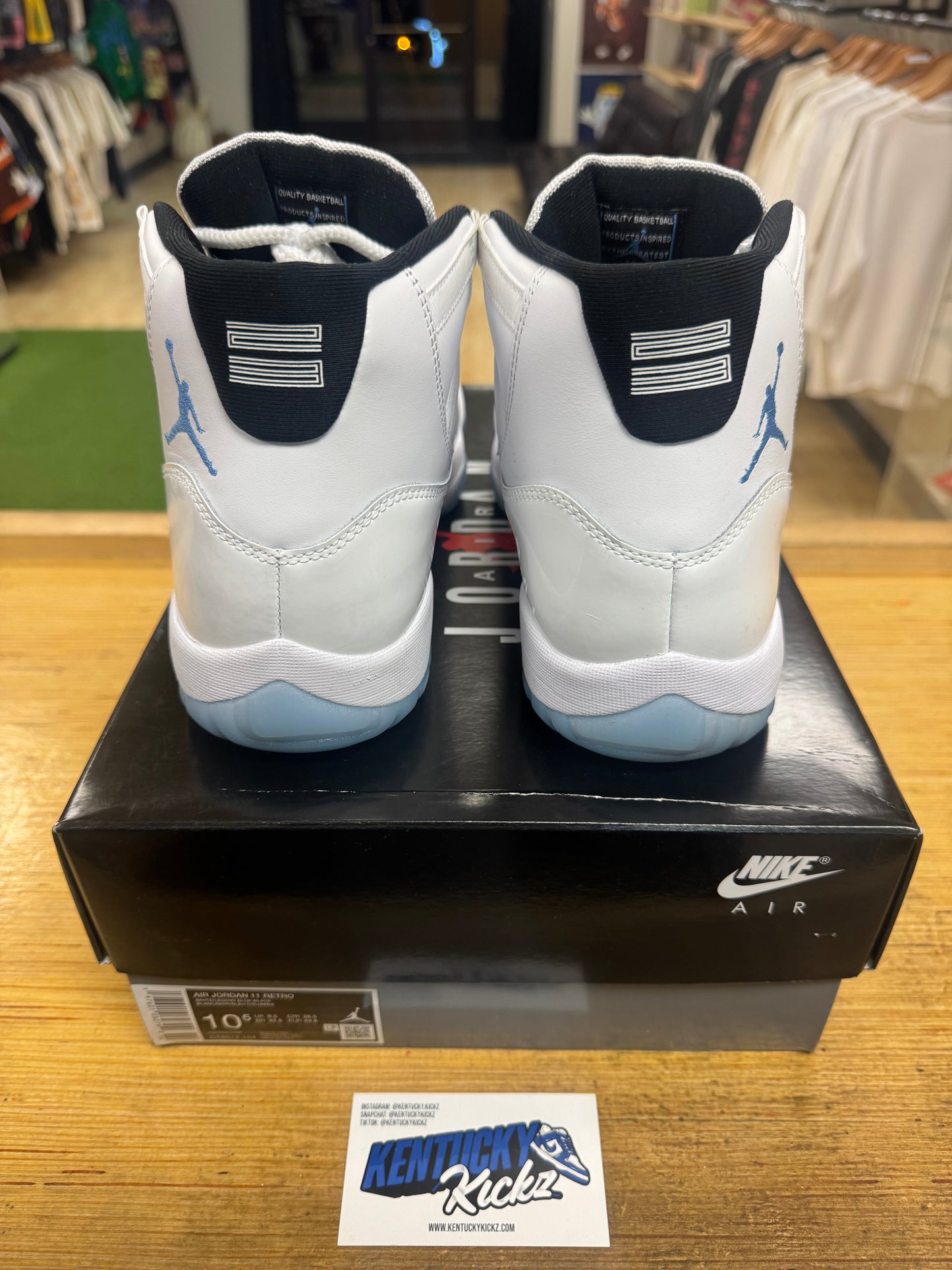 Jordan 11 Retro “Legend Blue” (Sz 10.5)