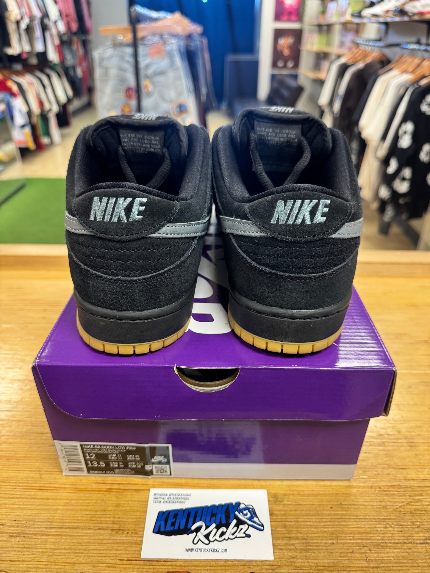 SB Dunk Low “Fog” (Sz 12)