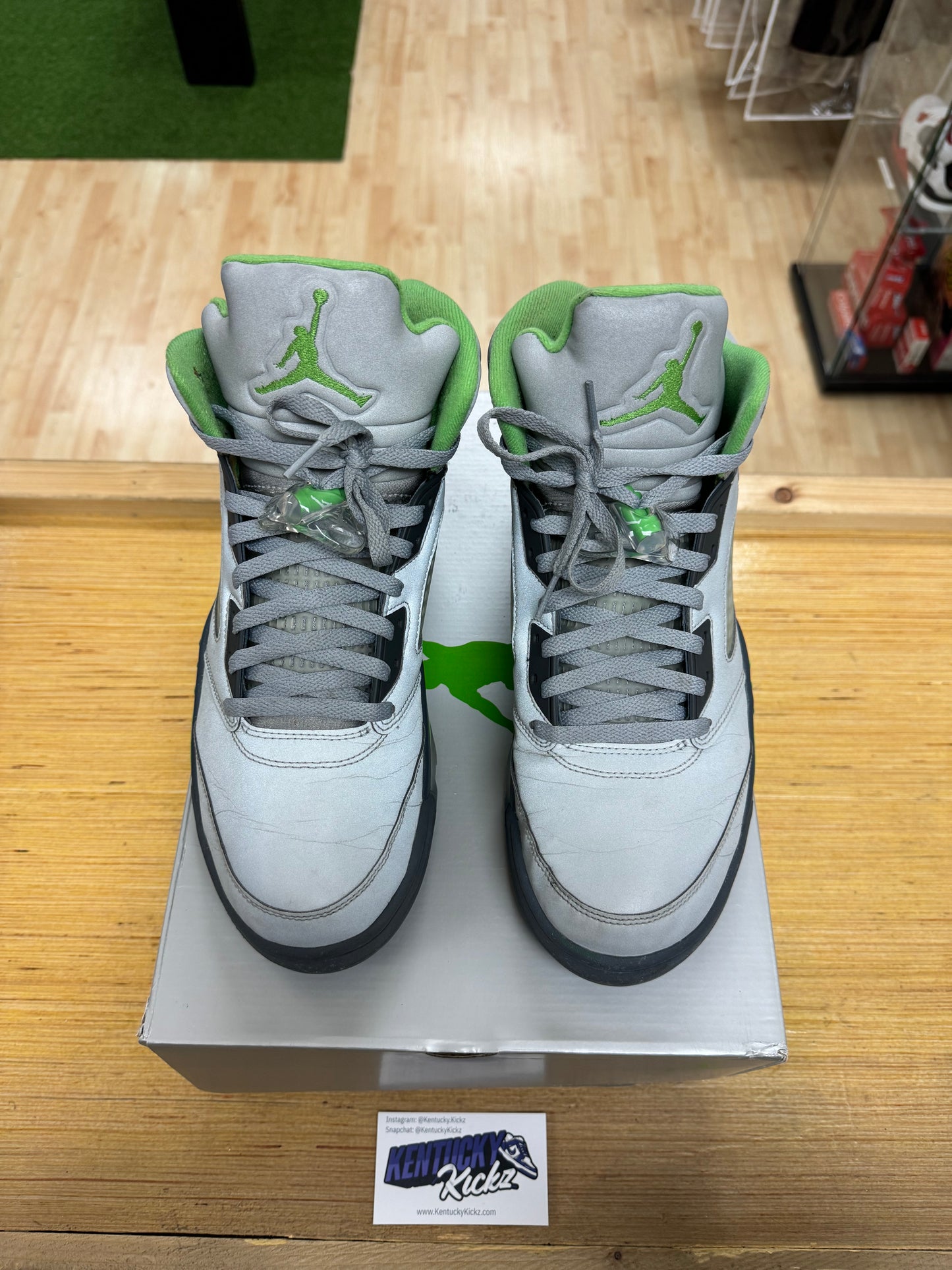 Jordan 5 “Grean Bean” (Sz 12) (USED)