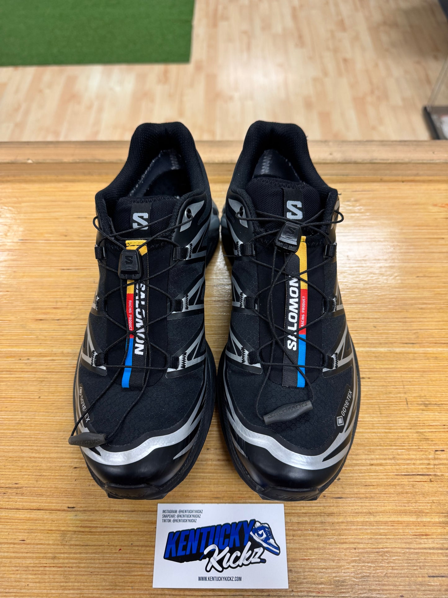 Salomon XT-6 Gore-Tex “Black Silver” (Sz 9)