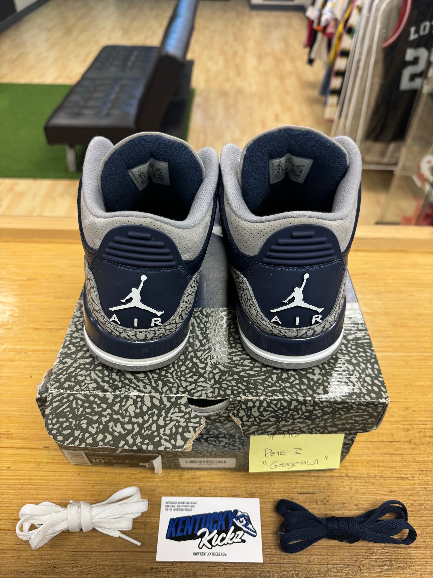 Jordan 3 Retro “Georgetown” (Sz 10.5)