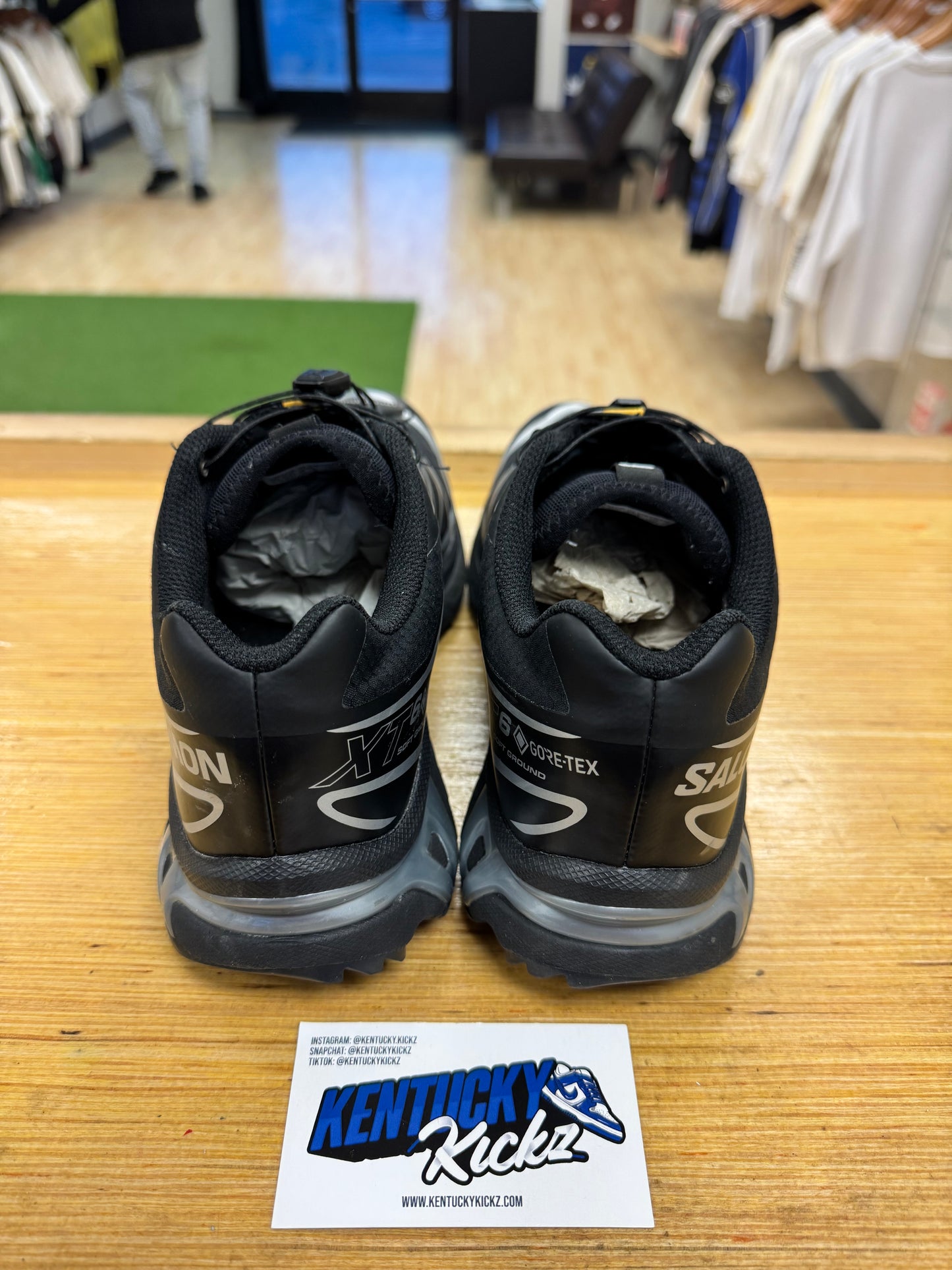 Salomon XT-6 Gore-Tex “Black Silver” (Sz 9)