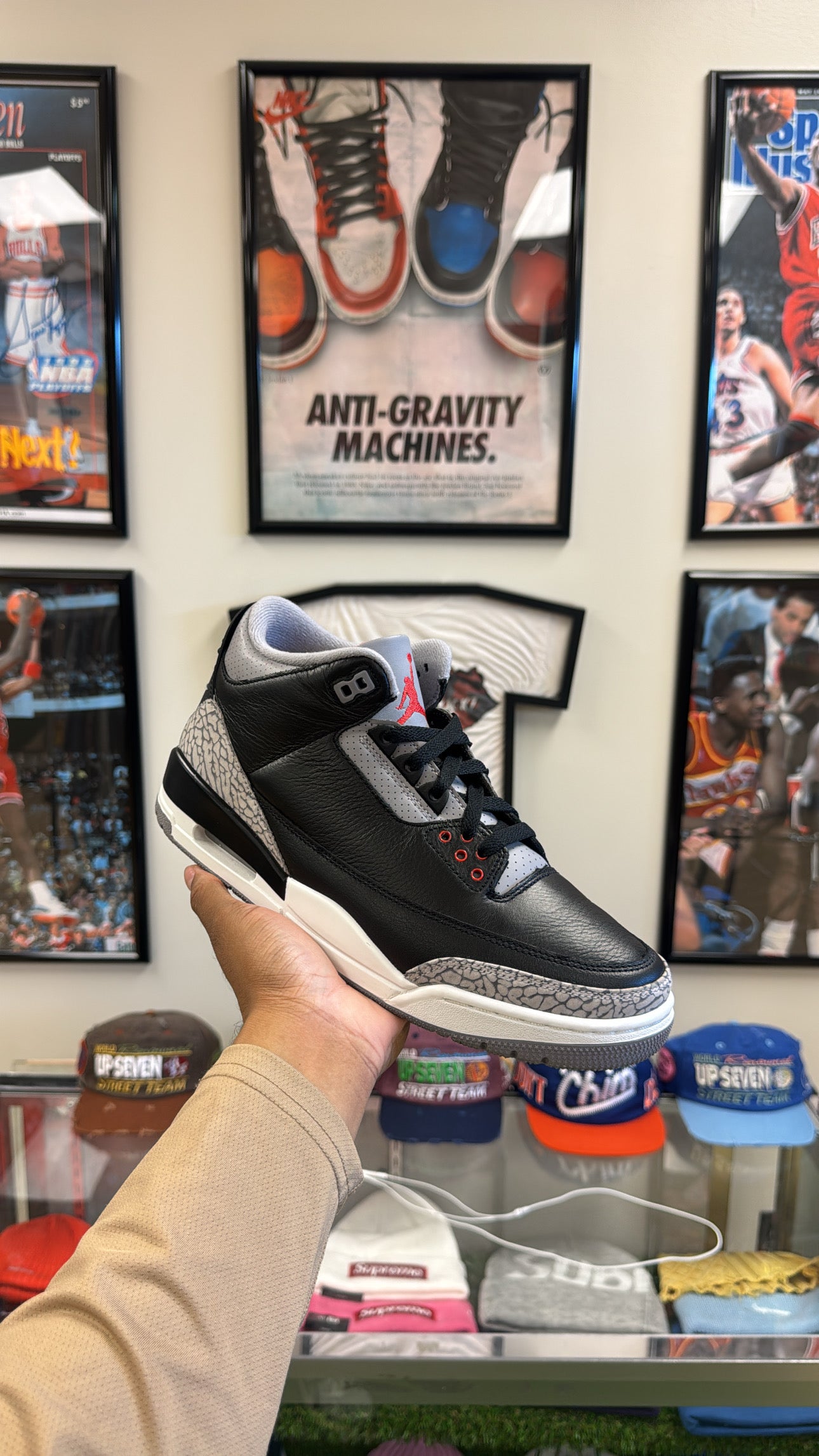 Jordan 3 Retro “Black Cement” 2024 (Sz 9)