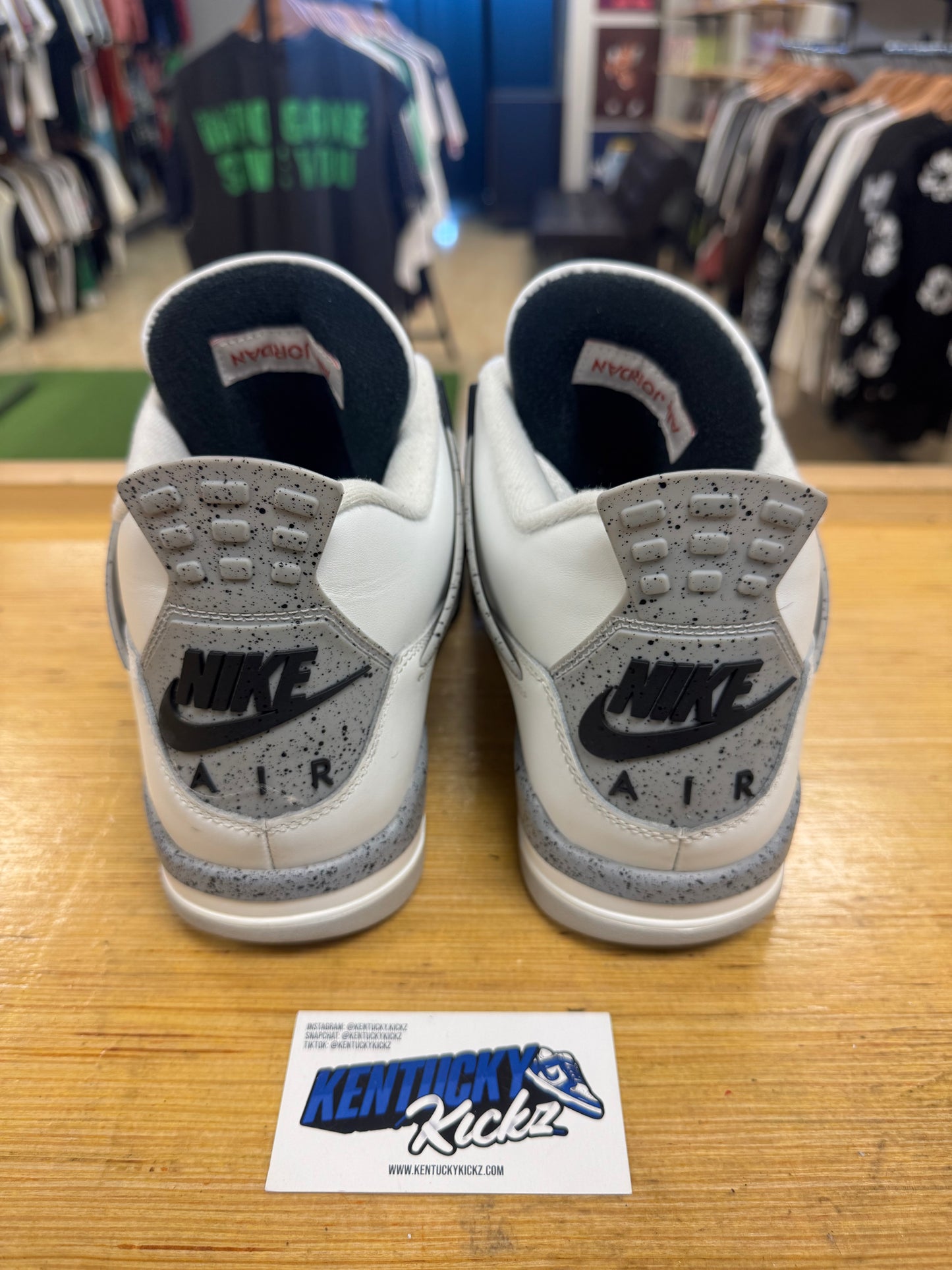 Jordan 4 Retro “White Cement” (Sz 11.5)