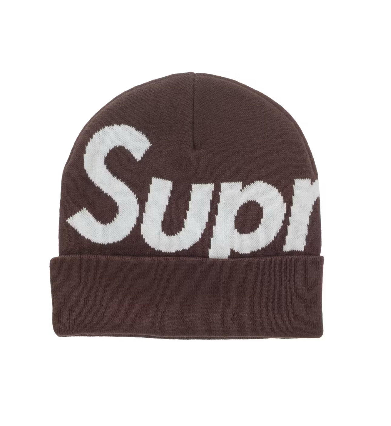 Supreme Big Logo Beanie “FW25” (Brown)