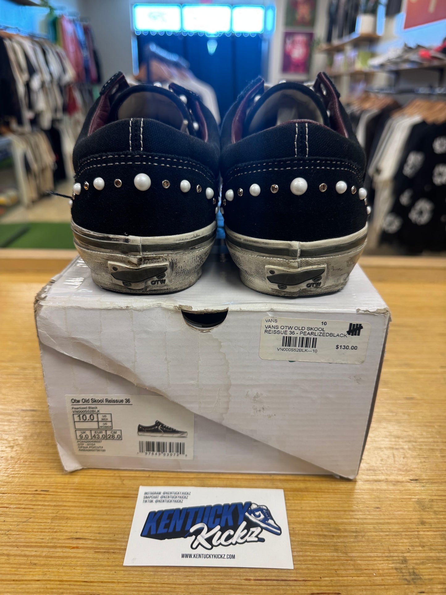 Vans OTW Old Skool 36 “Pearlized Pack Black” (Sz 10)
