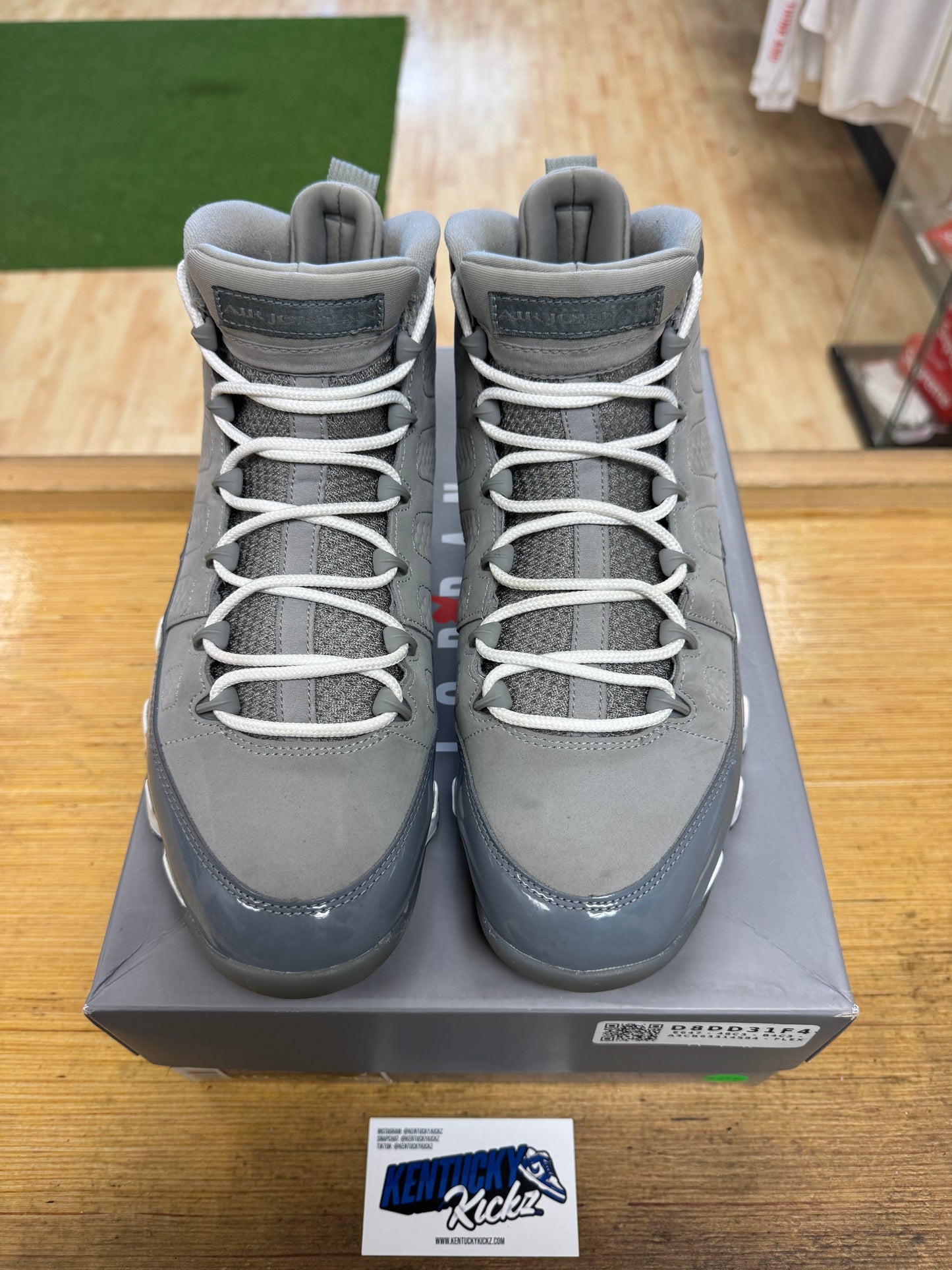 Jordan 9 Retro “Cool Grey” 2025 (Sz 10)