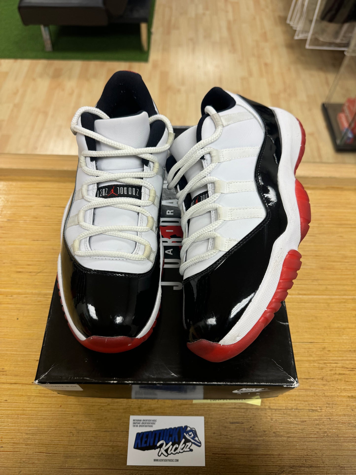 Jordan 11 Low “Concord Bred” (Sz 10.5)