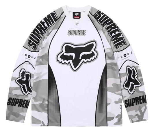 “Supreme” Fox Racing® DMX Jersey (White)