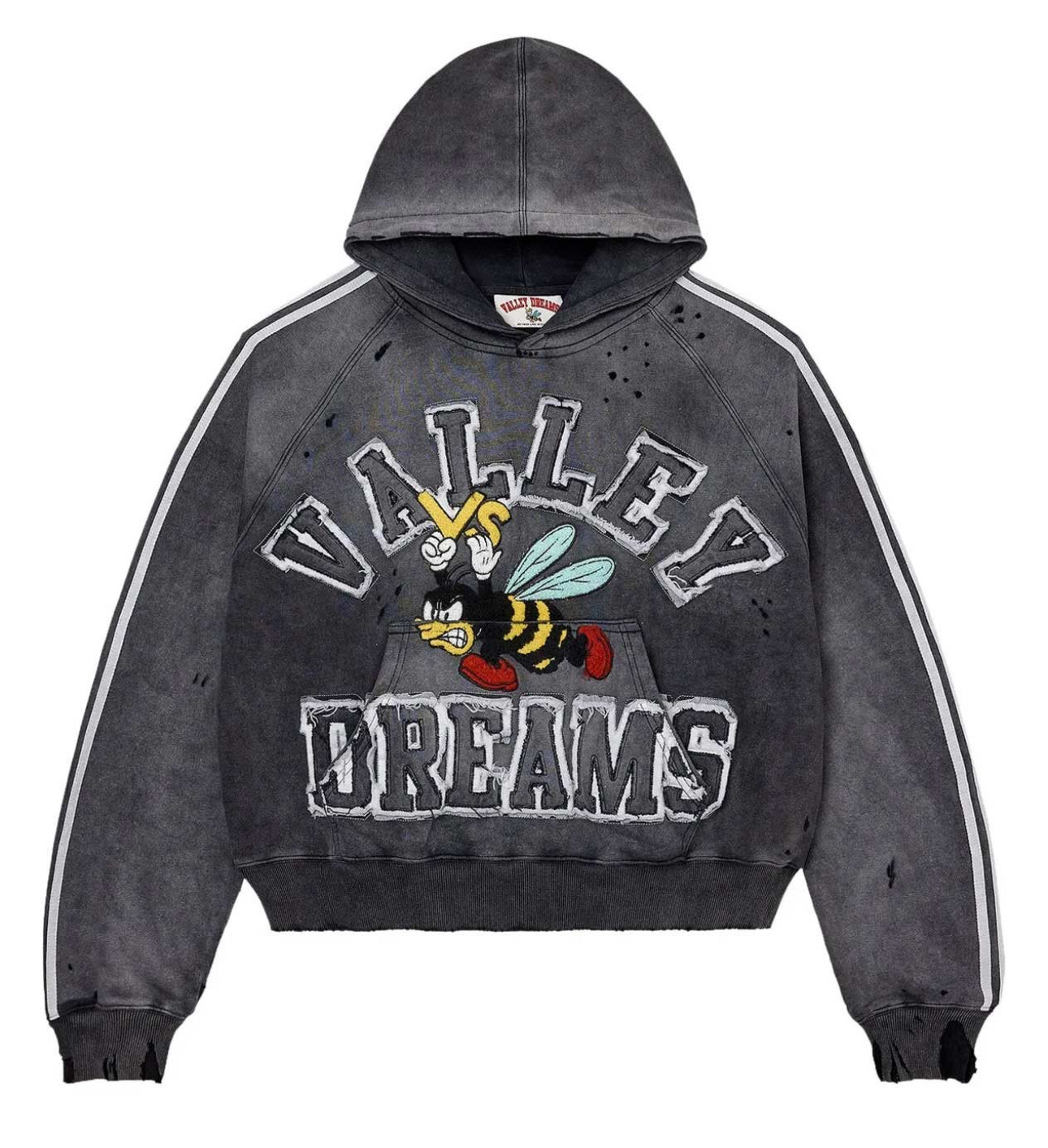 “VALE” ANTHEM PULLOVER (Black Mono)