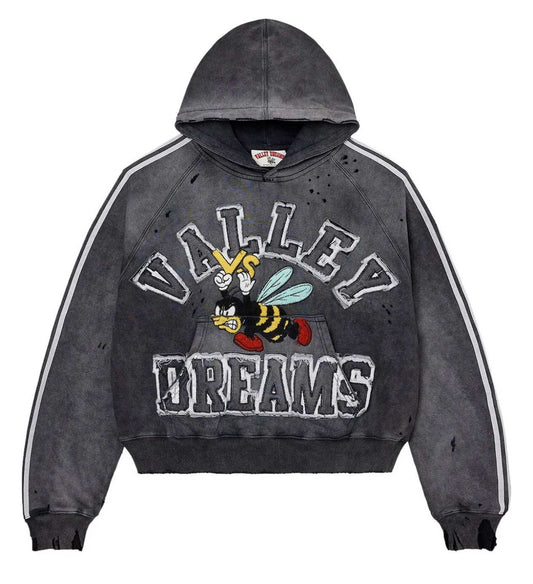 “VALE” ANTHEM PULLOVER (Black Mono)