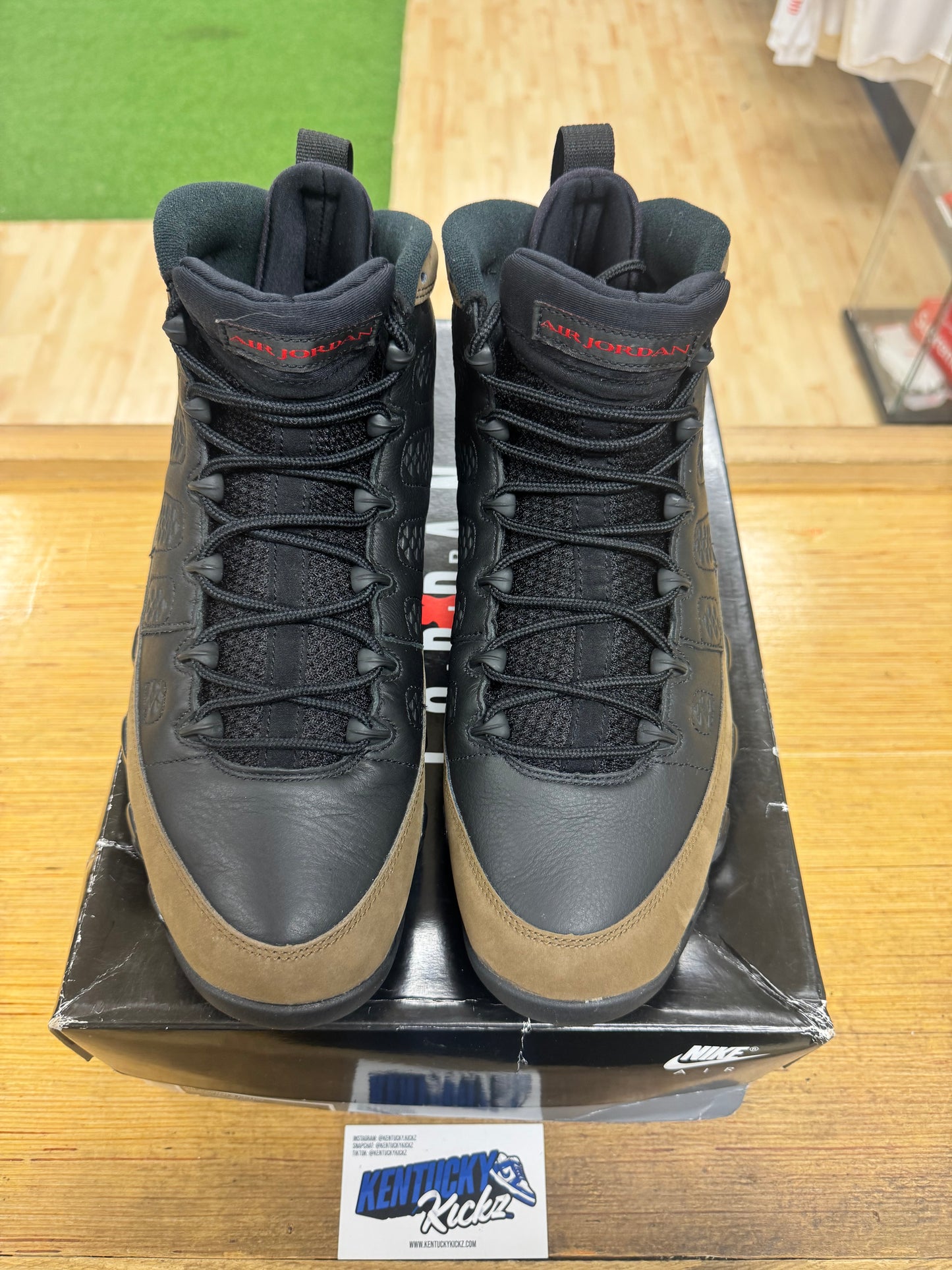 Jordan 9 Retro “Olive” 2024 (Sz 12)