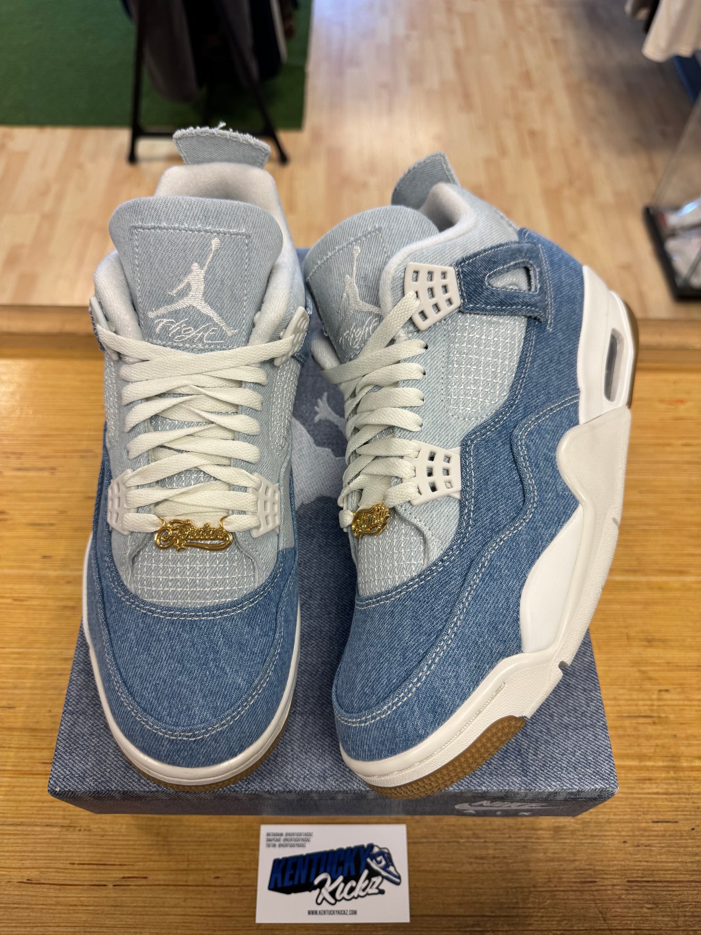 Jordan 4 Retro TEX “Denim Worn Blue” (Sz 11.5W / 10 Men)