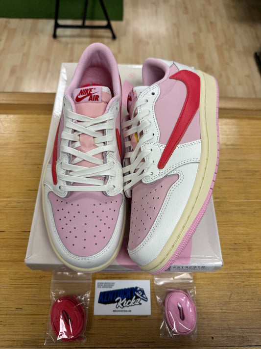 Jordan 1 Retro Low OG SP “Travis Scott Sail Tropical Pink” (Sz 10)
