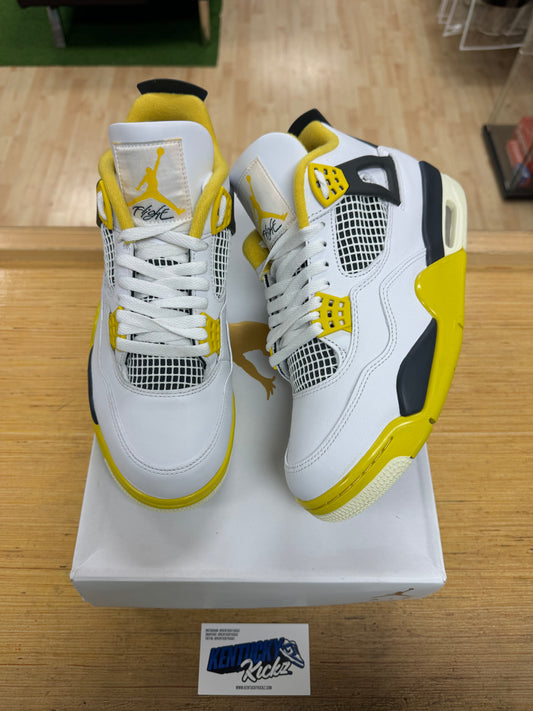 Jordan 4 Retro “Vivid Sulfur” (Sz 10.5W/9 men)