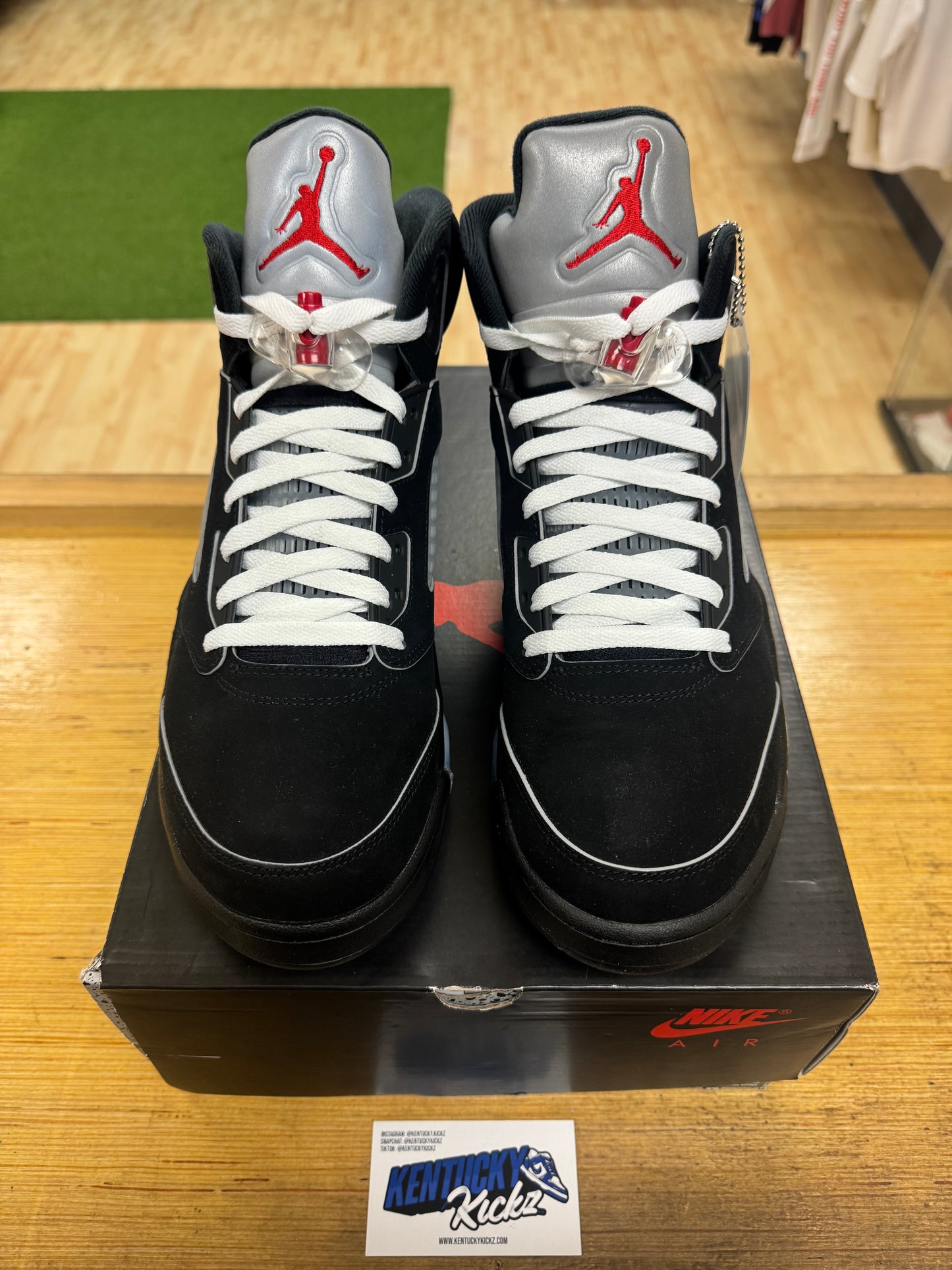 Jordan 5 Retro “Black Metallic Reimagined” (Sz 12)