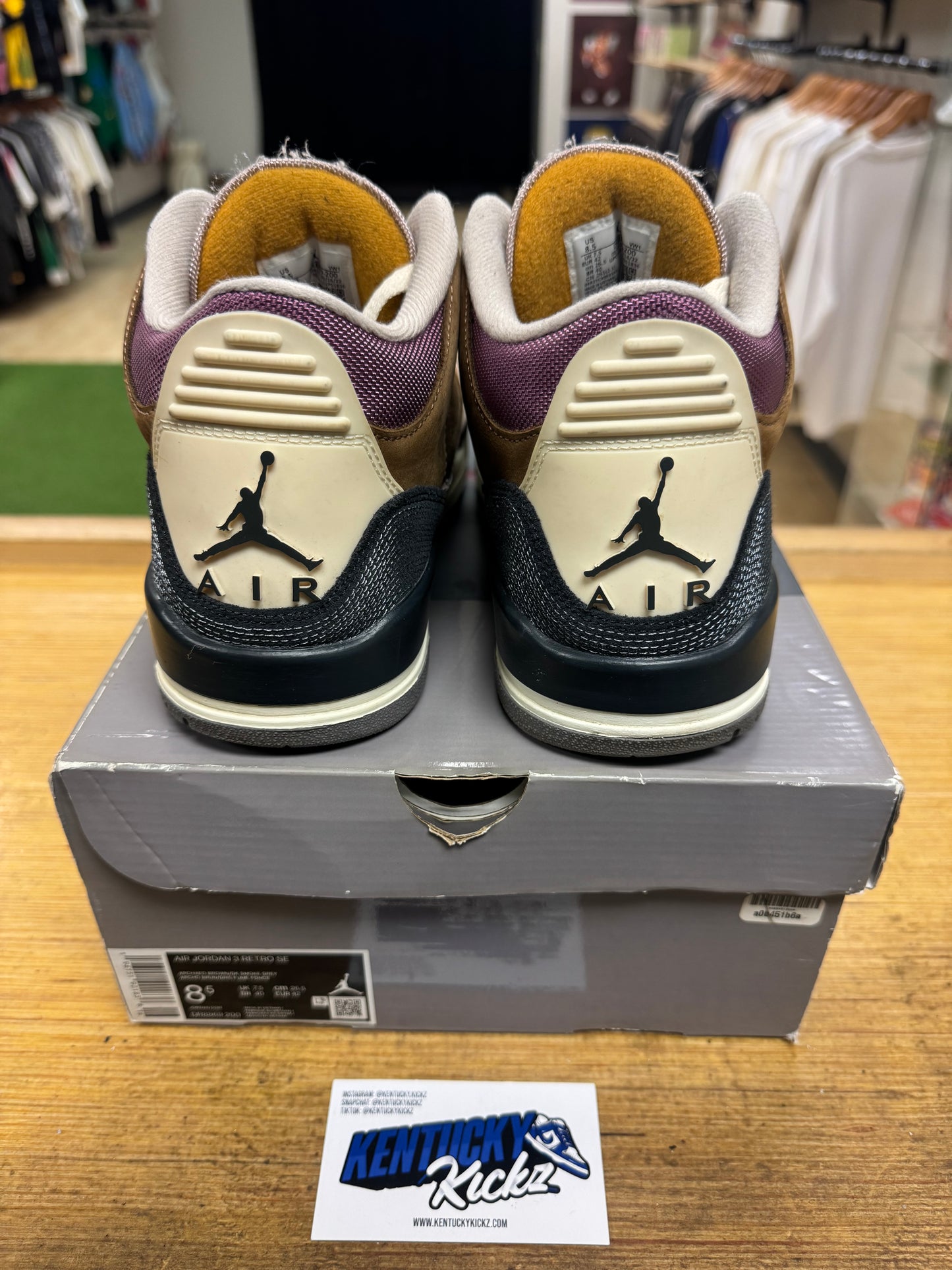 Jordan 3 Retro “Winterized Archaeo Brown” (Sz 8.5)