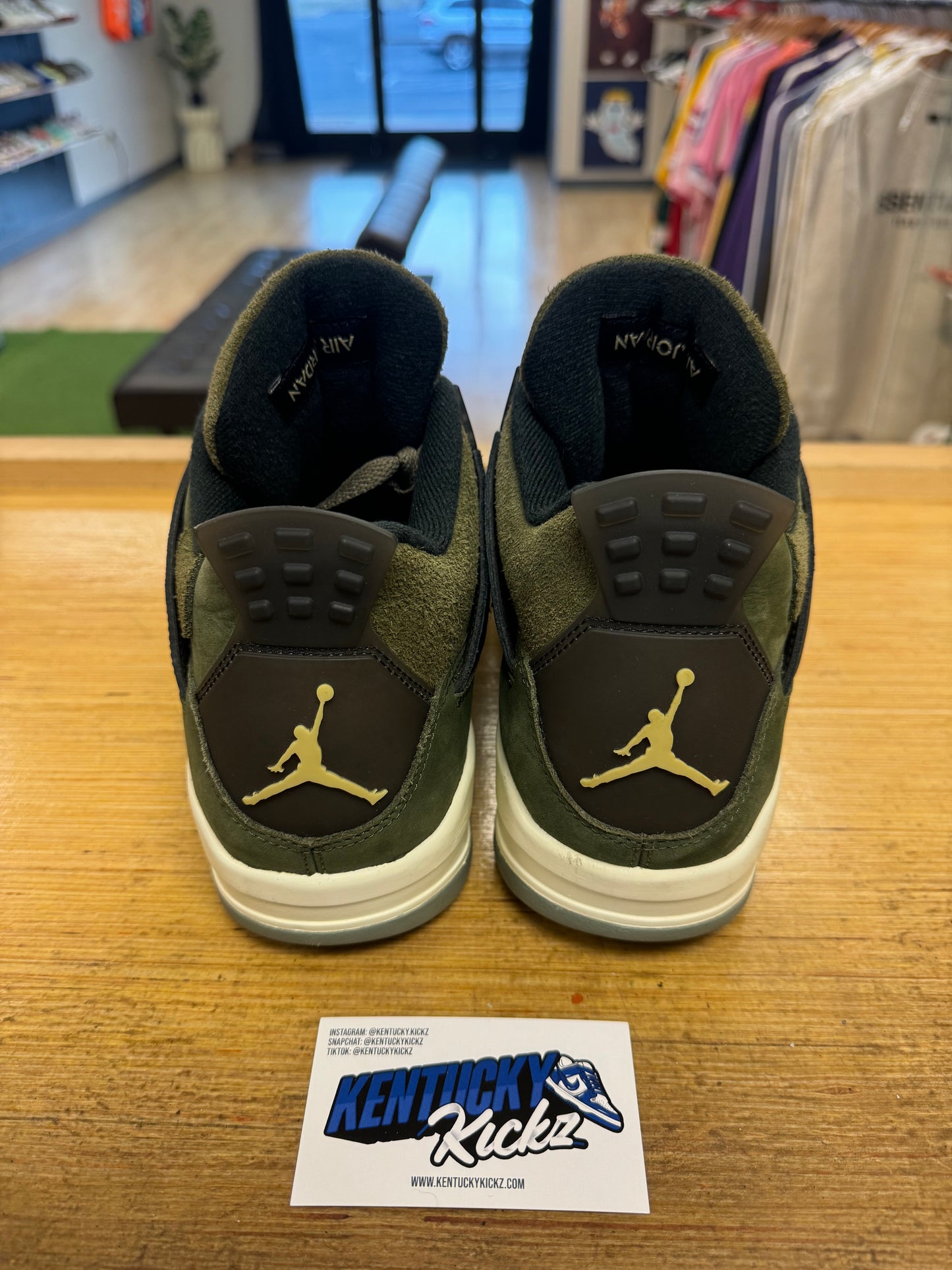 Jordan 4 Retro “Craft Medium Olive” (Sz 12)