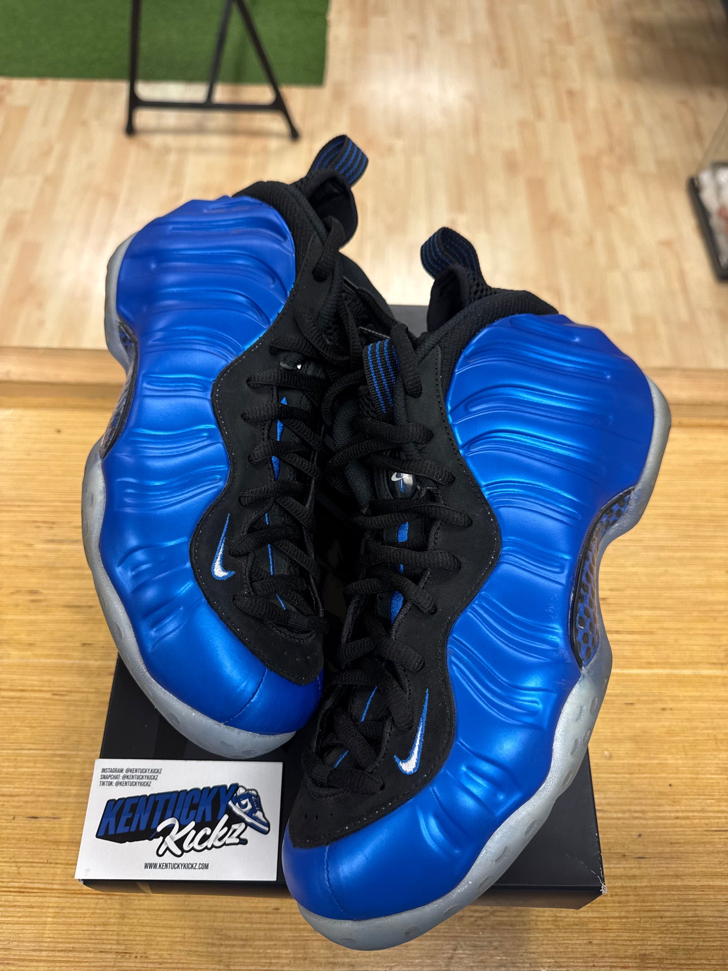 Air Foamposite One “International Blue” (Sz 10)