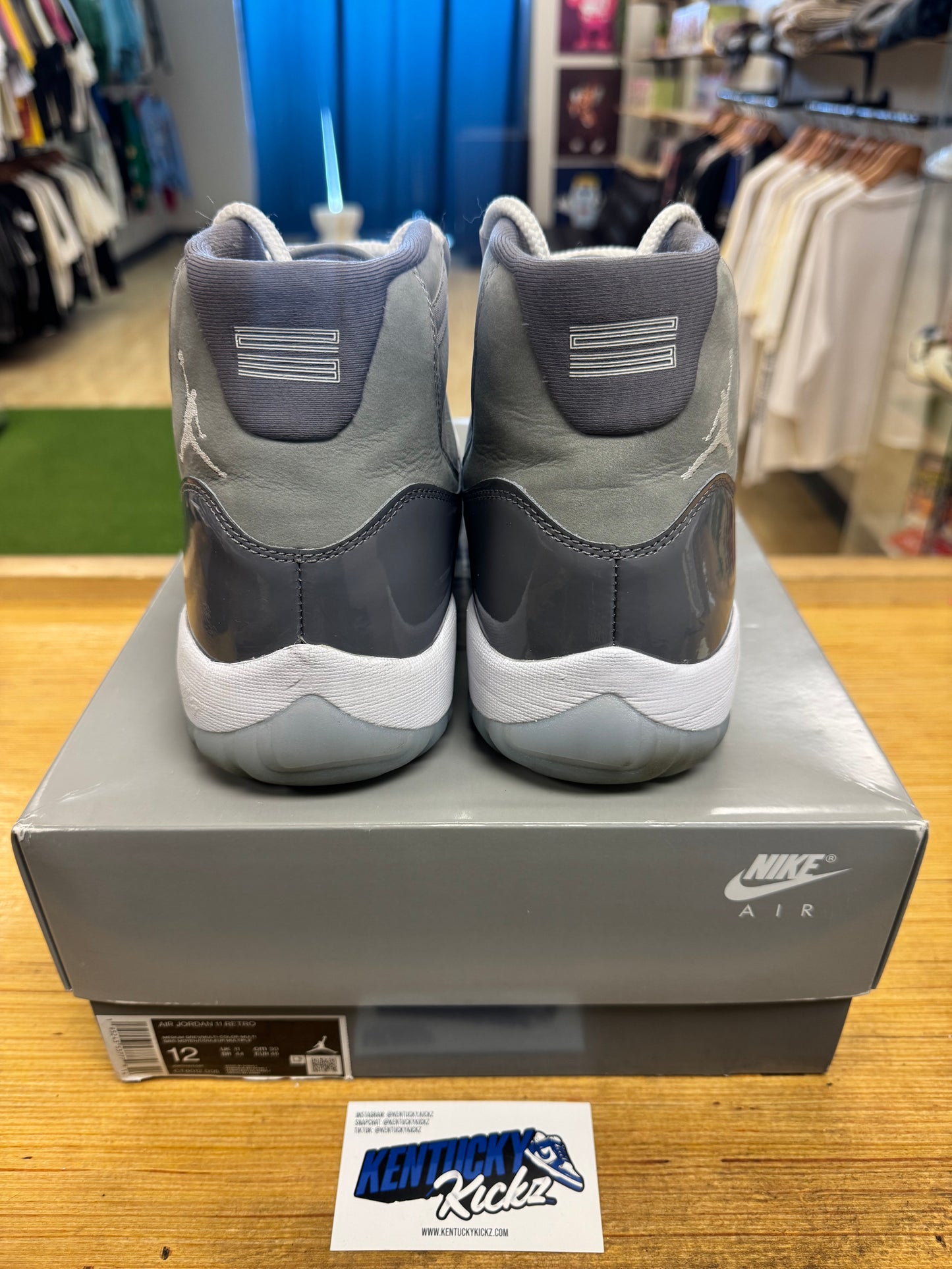 Jordan 11 Retro “Cool Grey” (Sz 12)