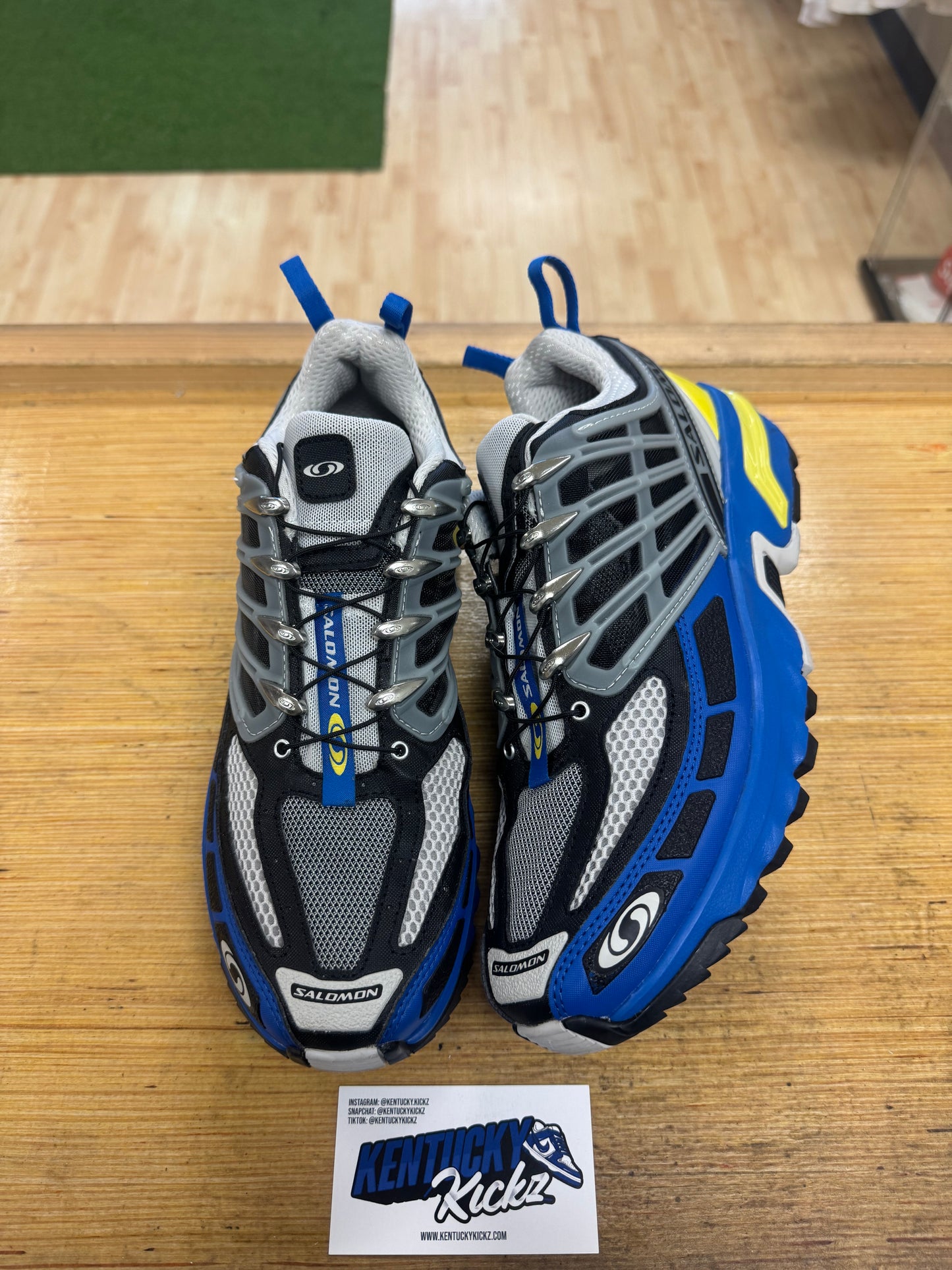 Salomon ACS Pro “Lapis Blue Buttercup Yellow” (Sz 8.5)