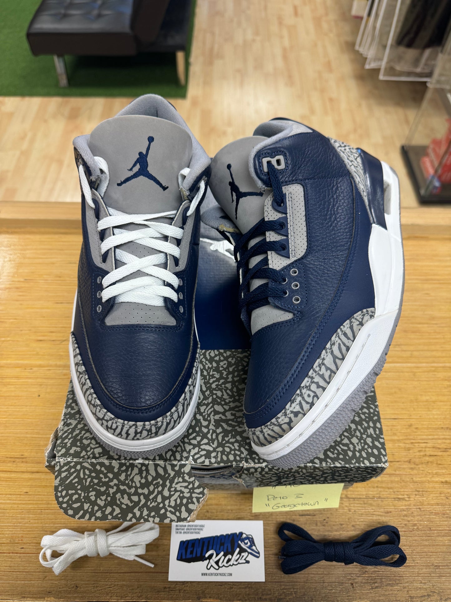 Jordan 3 Retro “Georgetown” (Sz 10.5)