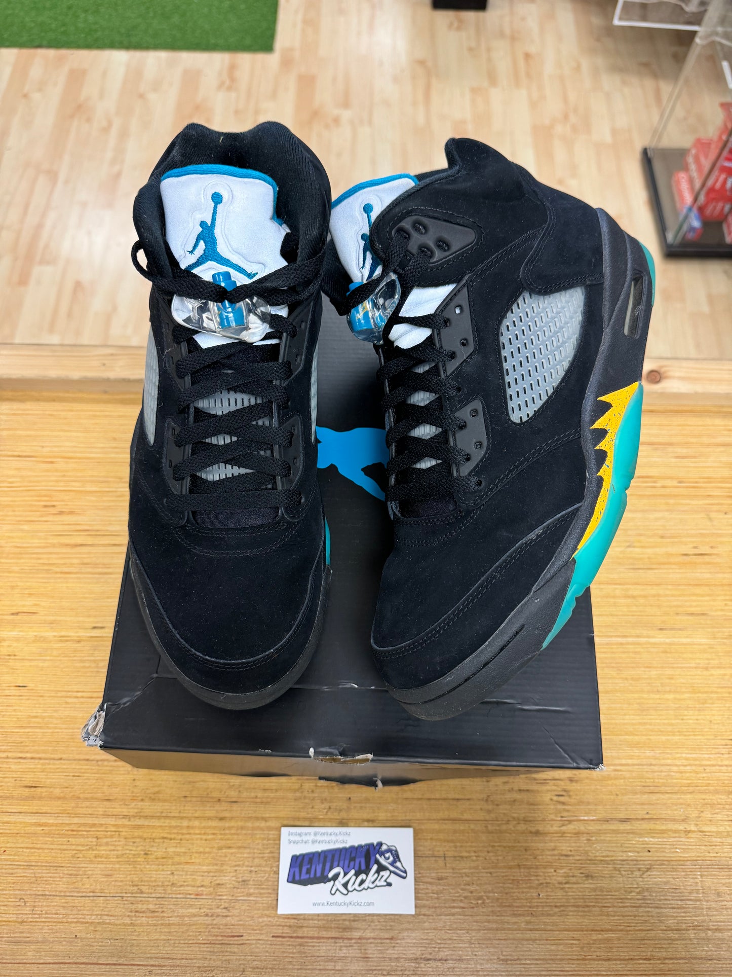 Jordan 5 Retro “Aqua” (Sz 11) (USED 1x)